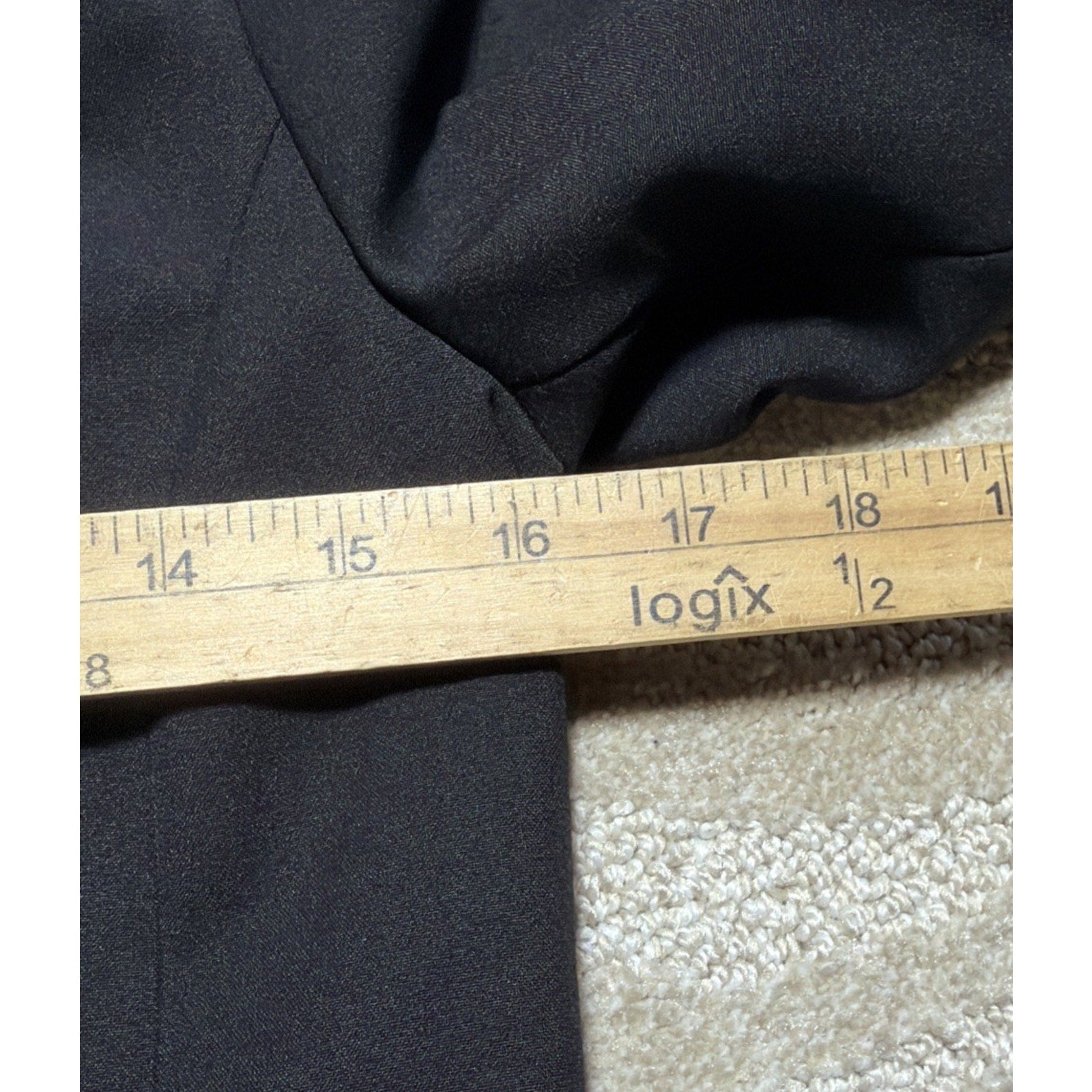 Worthington Blazer Jacket Women’s Size P Small Black 1-Button Closure Lined NWT