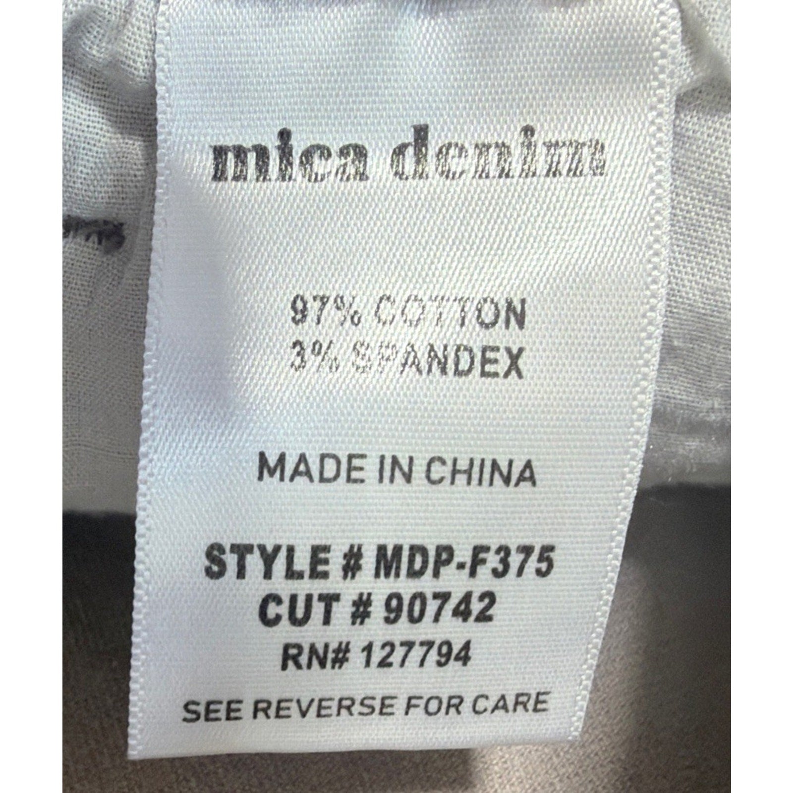 Mica Los Angeles Denim Size 24 Velvet Taupe High Rise Flare Leg Pant