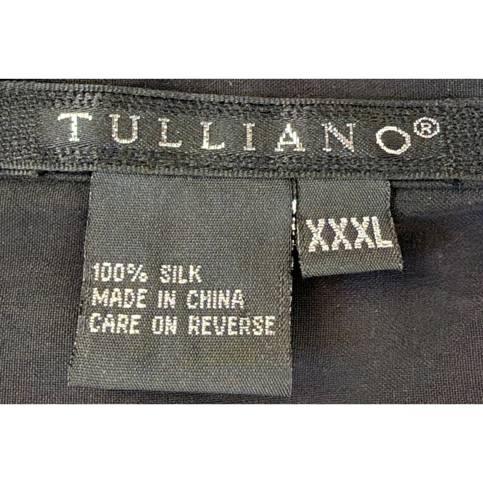 Tulliano Mens 3XL Short Sleeve Button 100% Silk Camp Baja Shirt NWT
