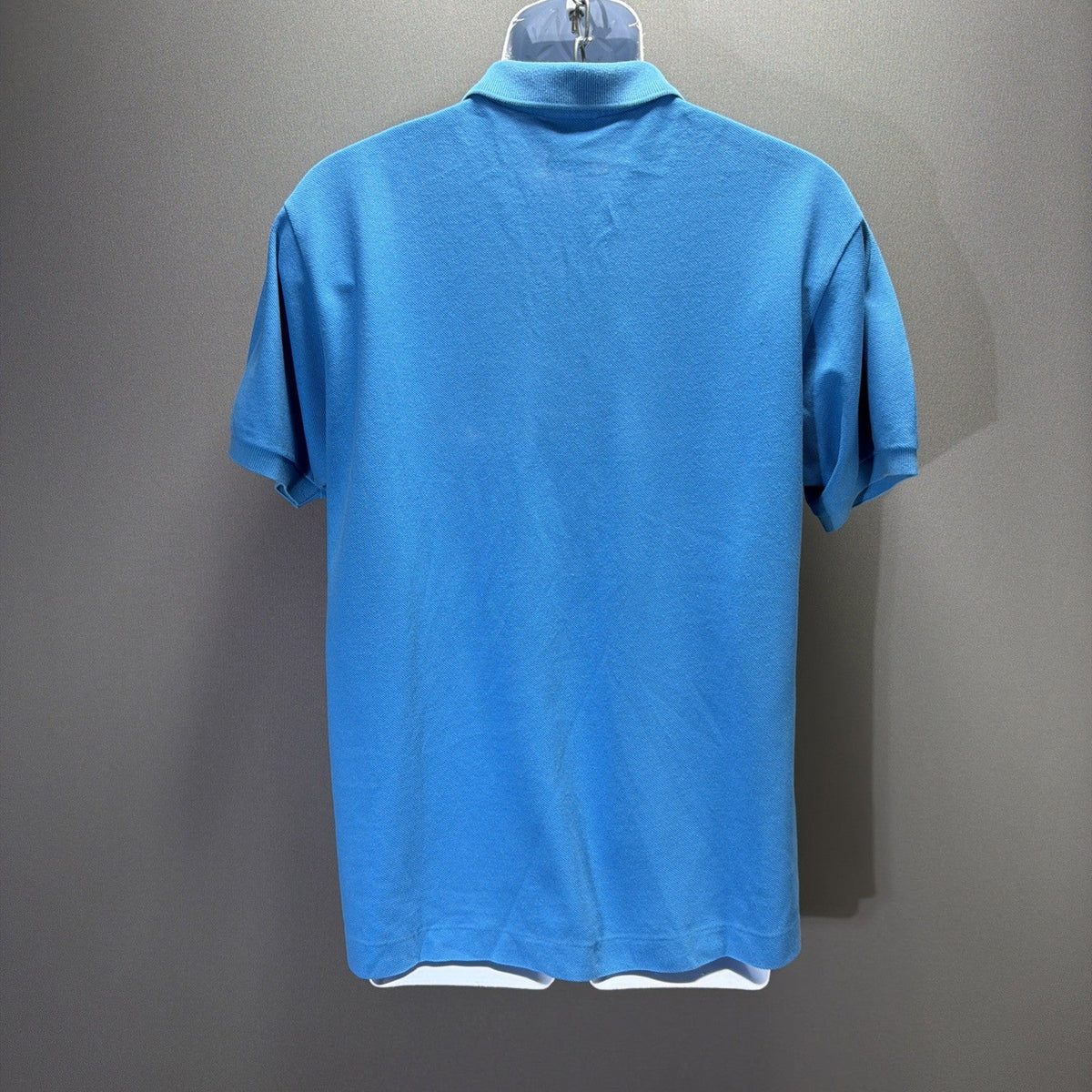 Lacoste Men's Size 5 Blue Short Sleeve Sport Alligator Polo Shirt Flaw