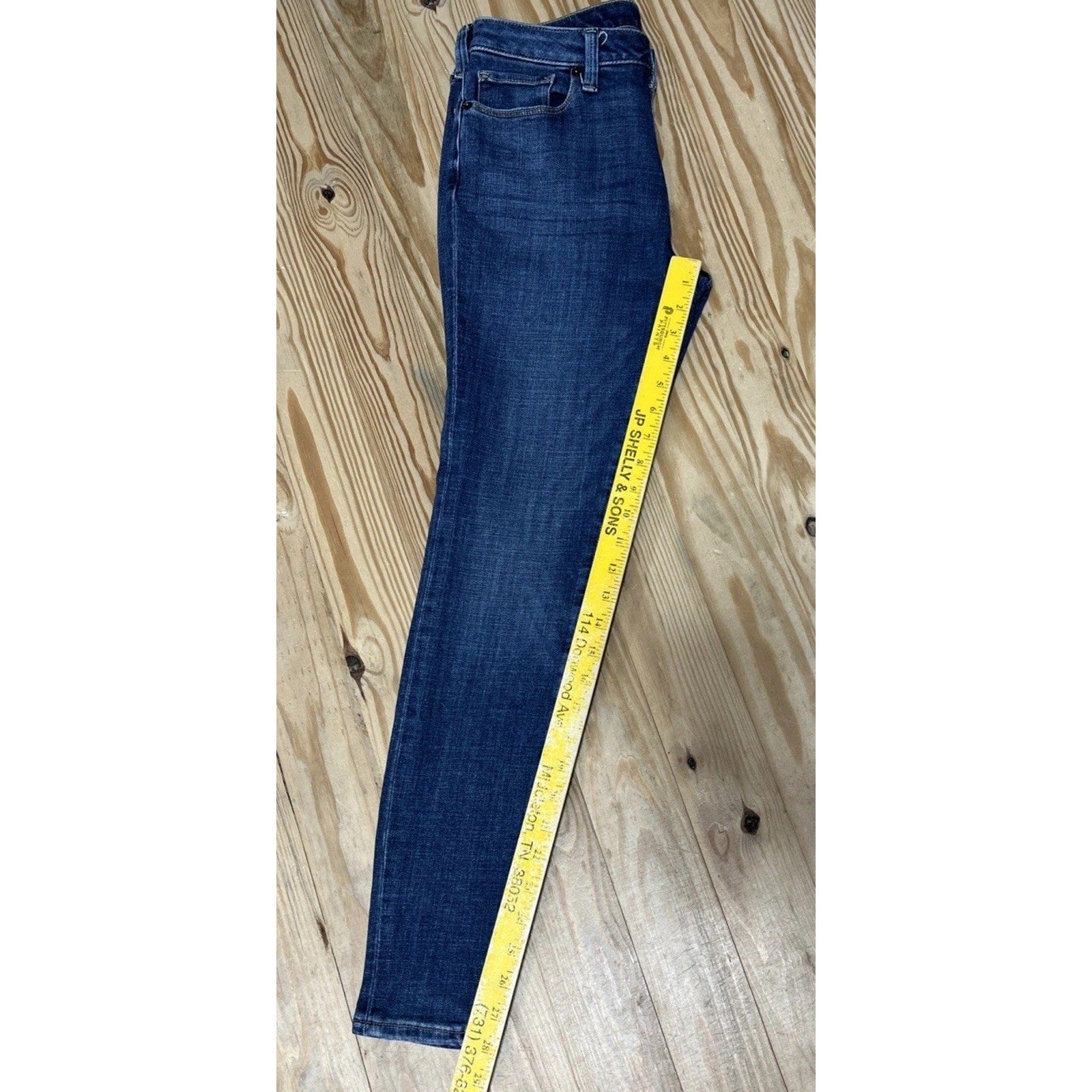 Calvin Klein Women's Size 6 Blue Jeans High Rise Easy Fit Stretch 28x28