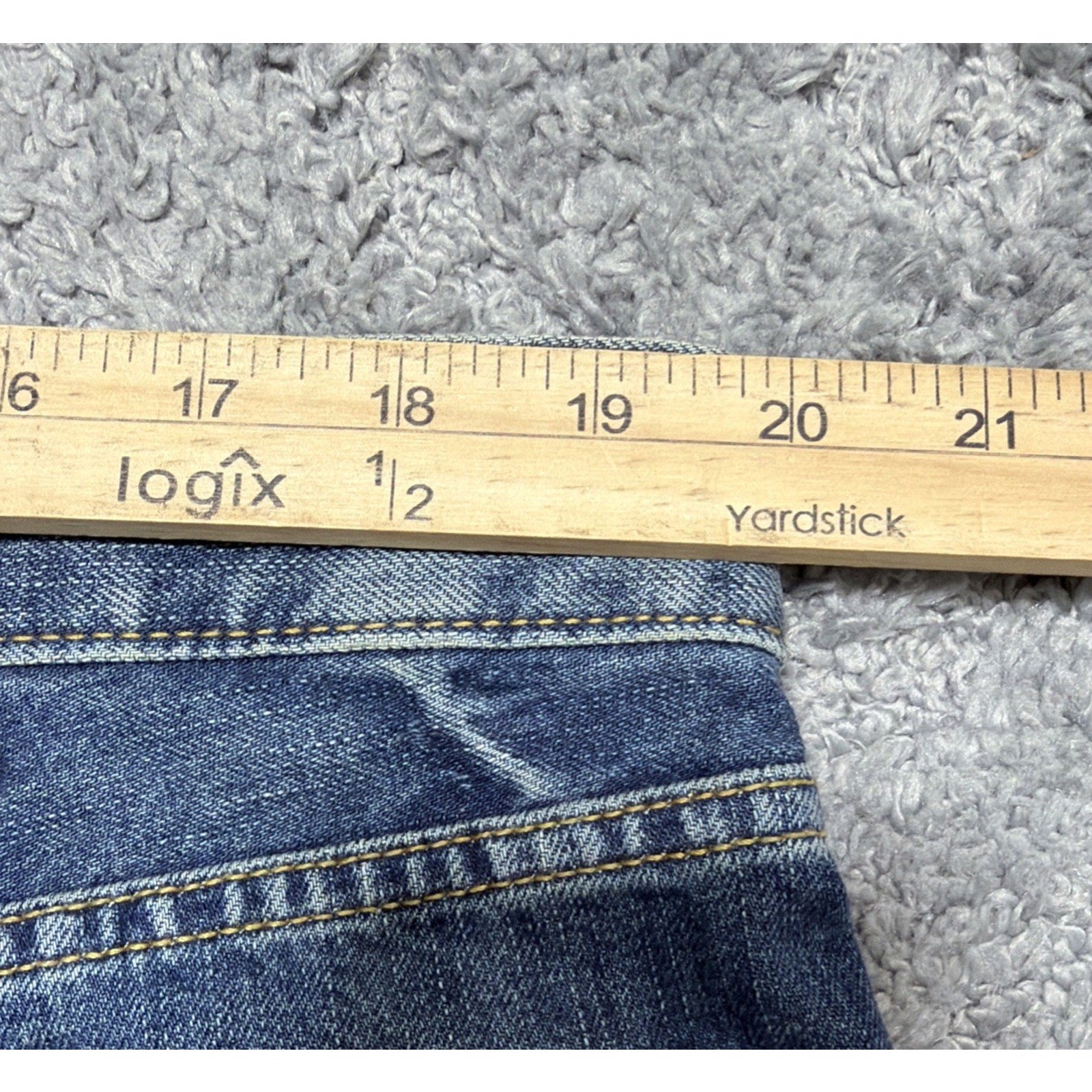 Vintage Carhartt Men's Relaxed Fit Denim Jeans Medium Wash 40x30 14806 Bd53 New