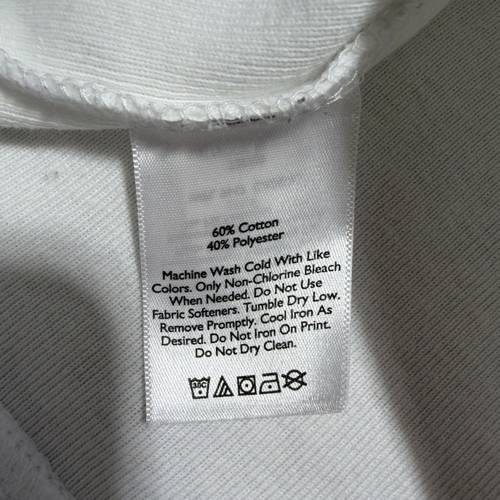 Eddie Bauer Raglan Hooded Sweatshirt Womens XL Legend Wash White Gray
