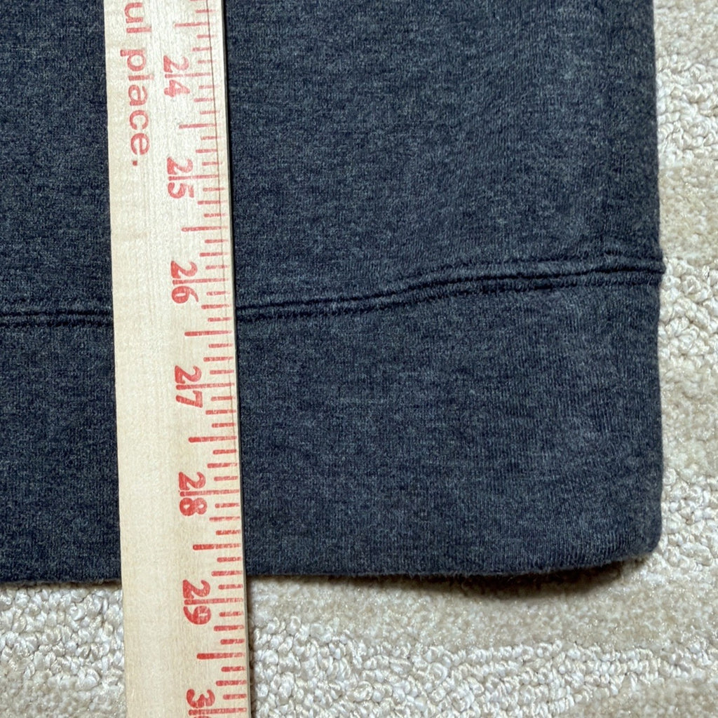 Tommy Hilfiger Quarter Zip Fleece Pullover Men's Large Gray Gorpcore