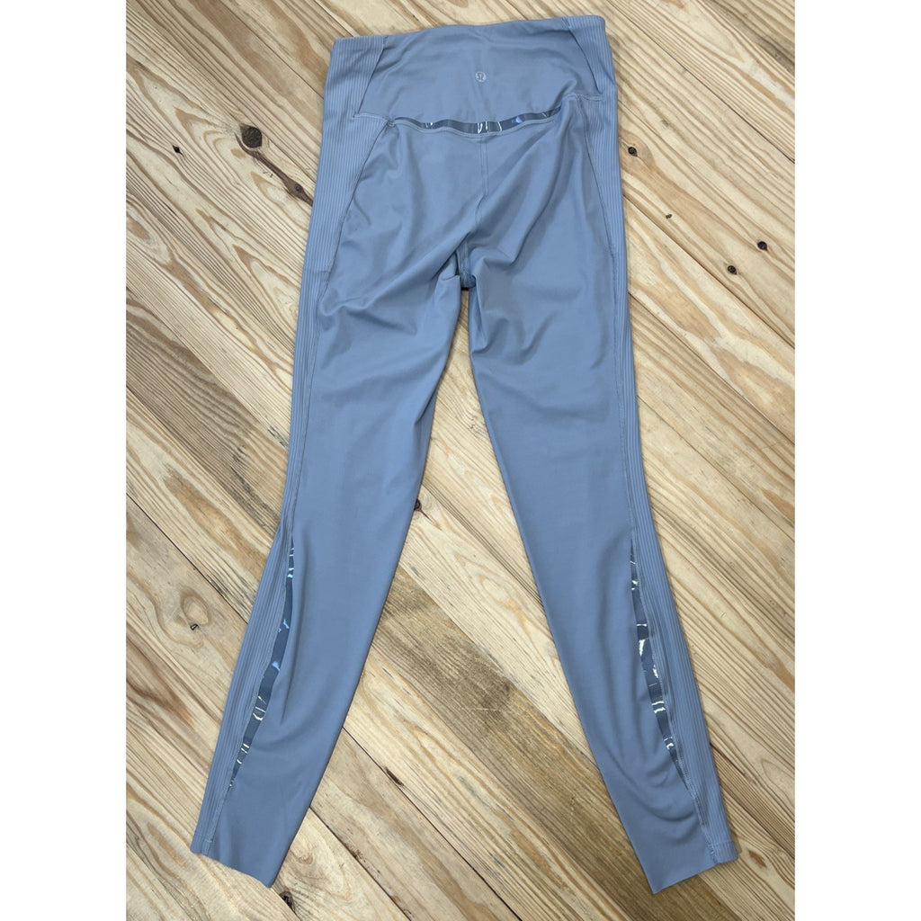 Lululemon Gloss Trim Run SHR Tight 28” *Nulux Size 6 Rhino Grey
