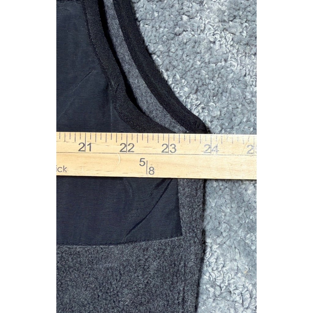 American Eagle AE77 Performace Fleece Vest Full Zip Men SZ Large Gray/Black