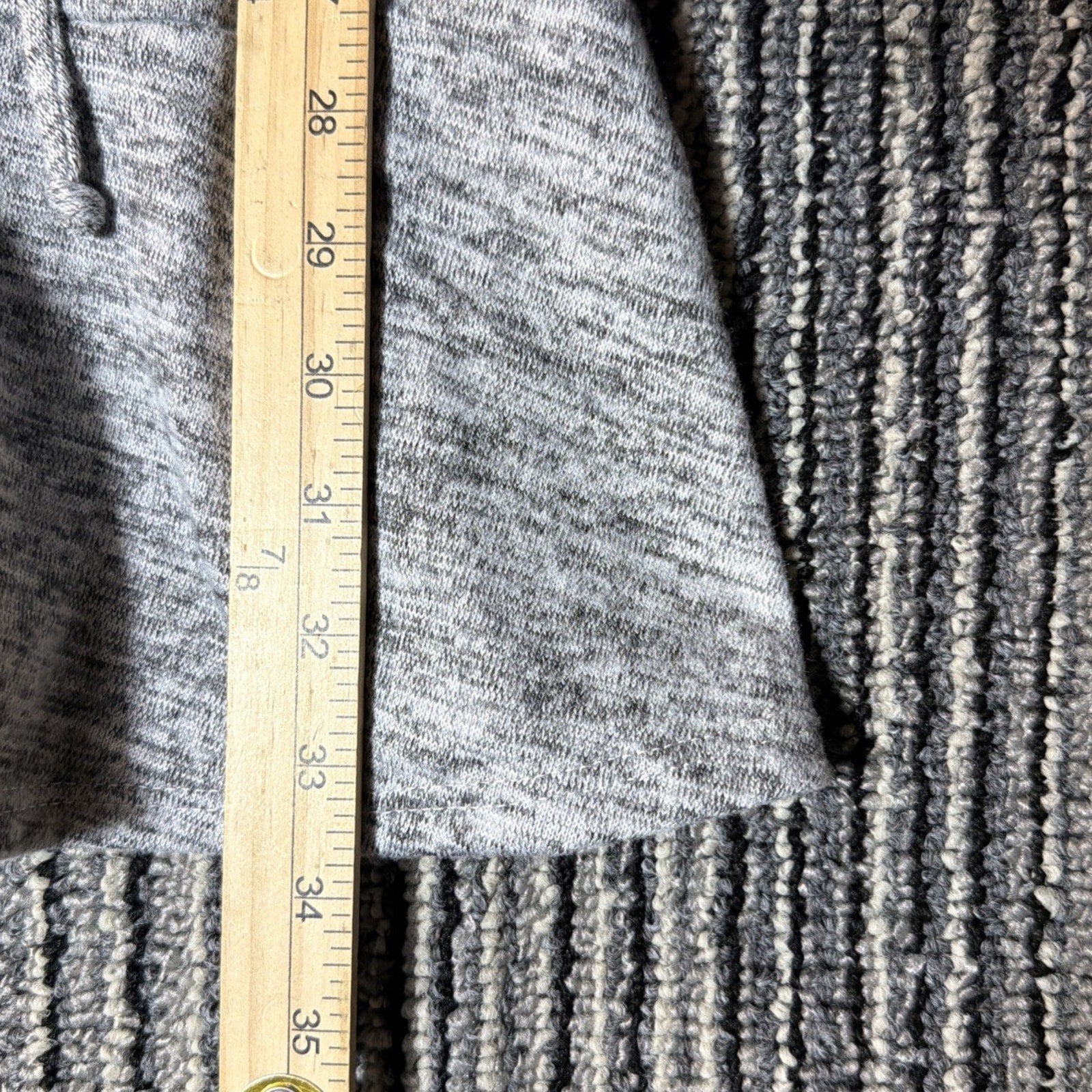 Soprano Womens Large Gray Wrap Romper Long Sleeve Ruffle Shorts NWT