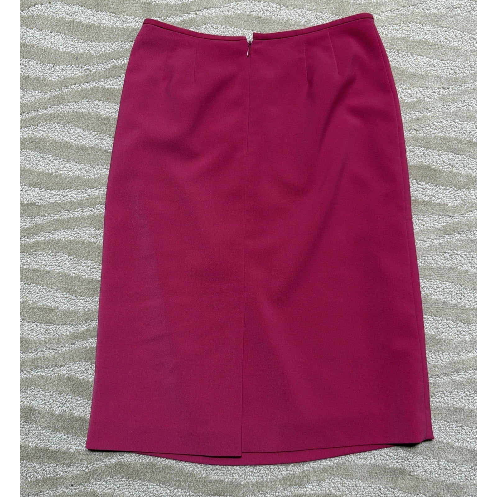 Le Suit Women's Pink Lined Knee Length Straight Pencil Skirt Size 8 Y2K