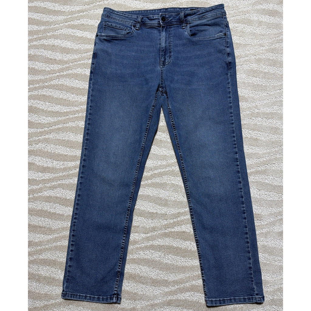 The Perfect Jean NYC Pants Mens 35x30 Blue Athletic Fit Stretch TPJ