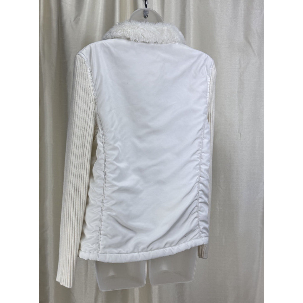 Jane Ashley Women’s Lightweight Lined Vest Jacket Faux Fur Size Medium