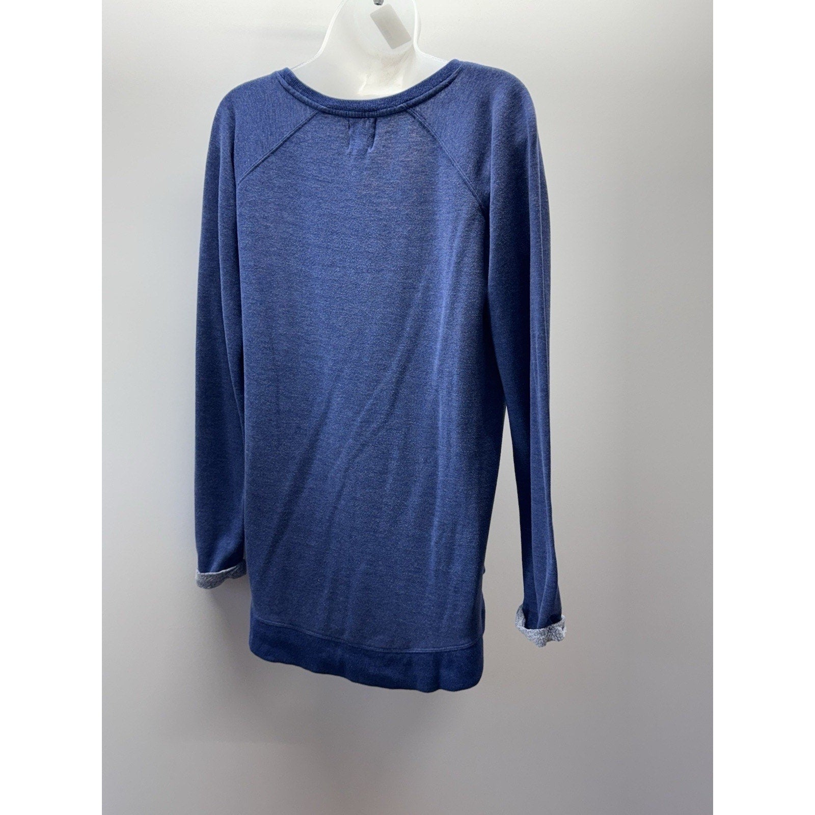Alfani High Low Pajama Tunic Top Navy Blue Sleepwear Sleepshirt Women’s Size XS