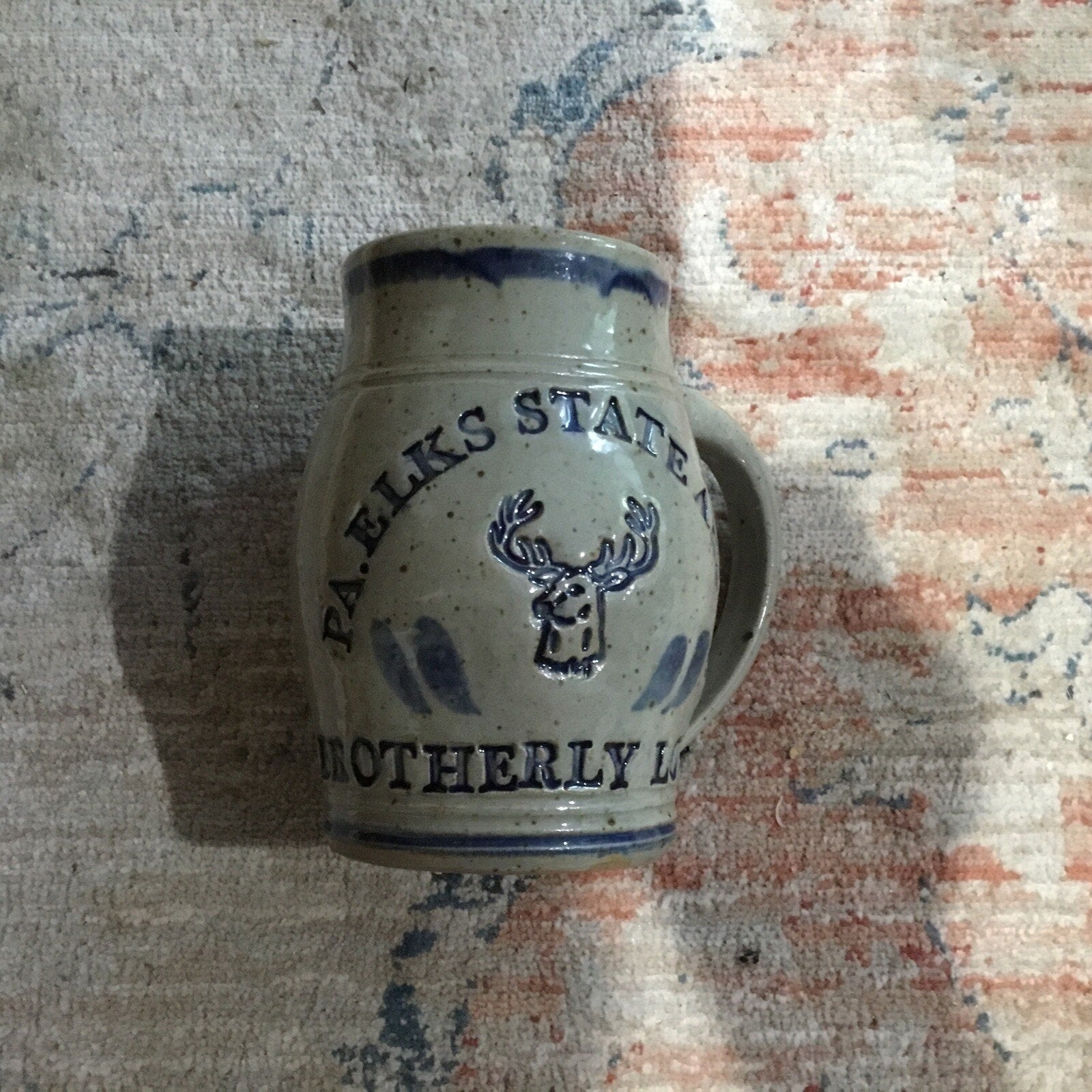 Vintage PA Elks State Association Stoneware Beer Steins Mug Lot of 5 BPOE