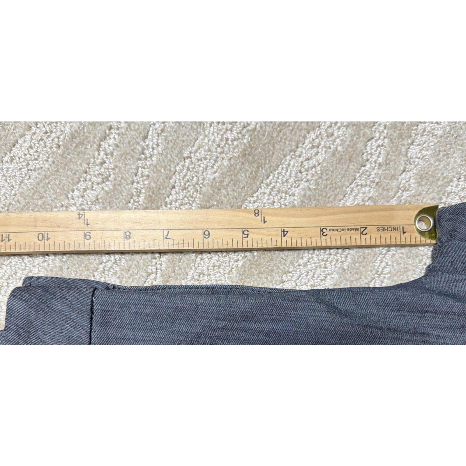 New Lee Secretly Shapes Straight Leg Trouser Women's Pants 16 S Mid Rise 34x29