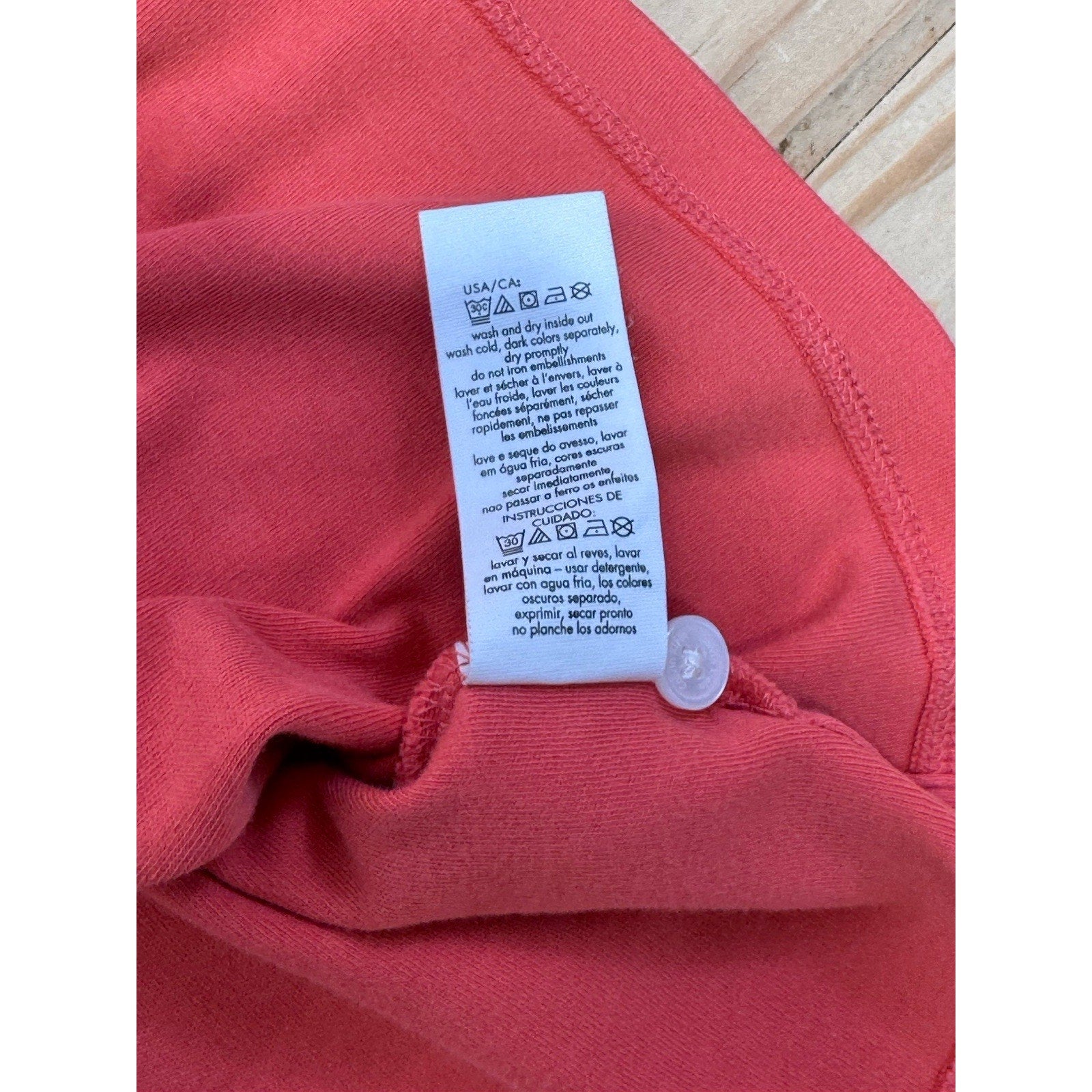Calvin Klein Polo Regular-Fit Smooth Cotton Logo Shirt Coral Red Men’s Size XL