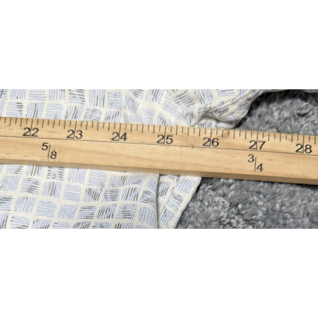 Tasso Elba Island Shirt Mens 2XL Beige Silk Linen Blend Short Sleeve Button Up