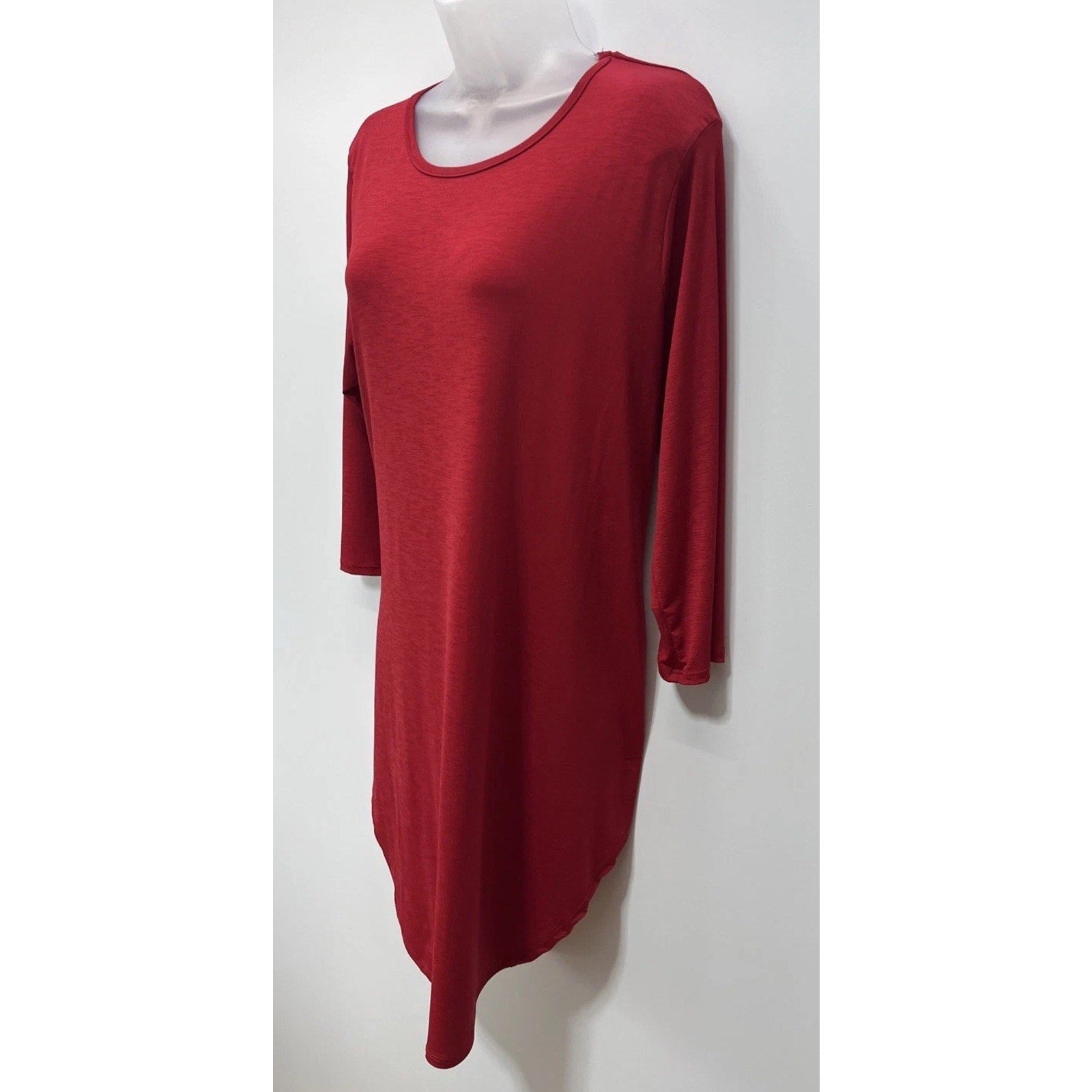 Lucky & Blessed Red Short Sleeve Dress Size L
