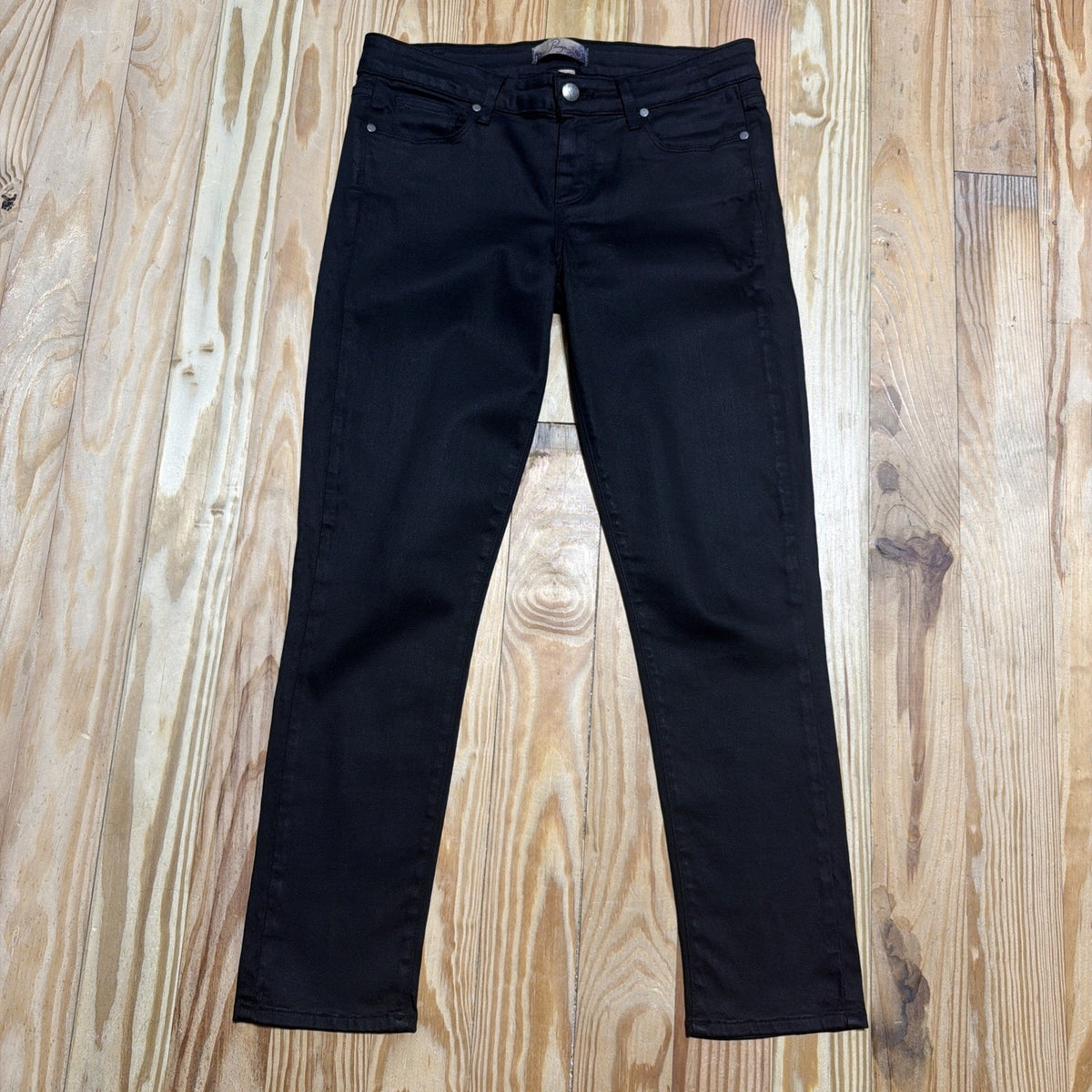 Paige Roxie Capri jeans size 27 Womens Dark Wash Black Denim NWOT 29x26