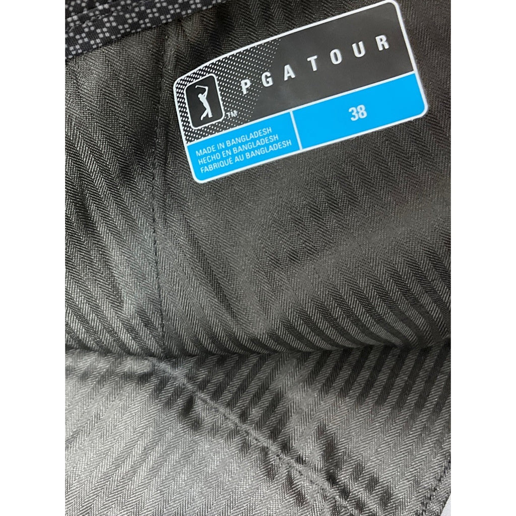 Pga Tour Golf Shorts Mens Heather Gray 38 Motionflux 360 Stretch Waist New NWT