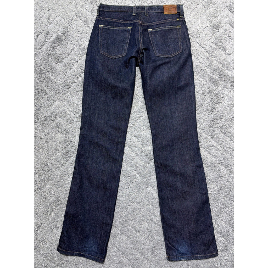 Women's Lucky Brand Easy Rider Demin Blue Jeans Size 4/27 Measure 30x35
