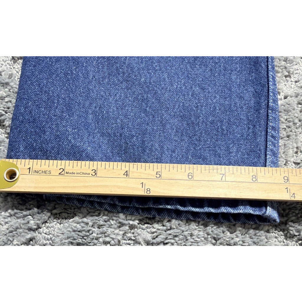 Ely Cattleman Jeans Mens 40X32 Blue Denim Original Made In USA Workwear Western