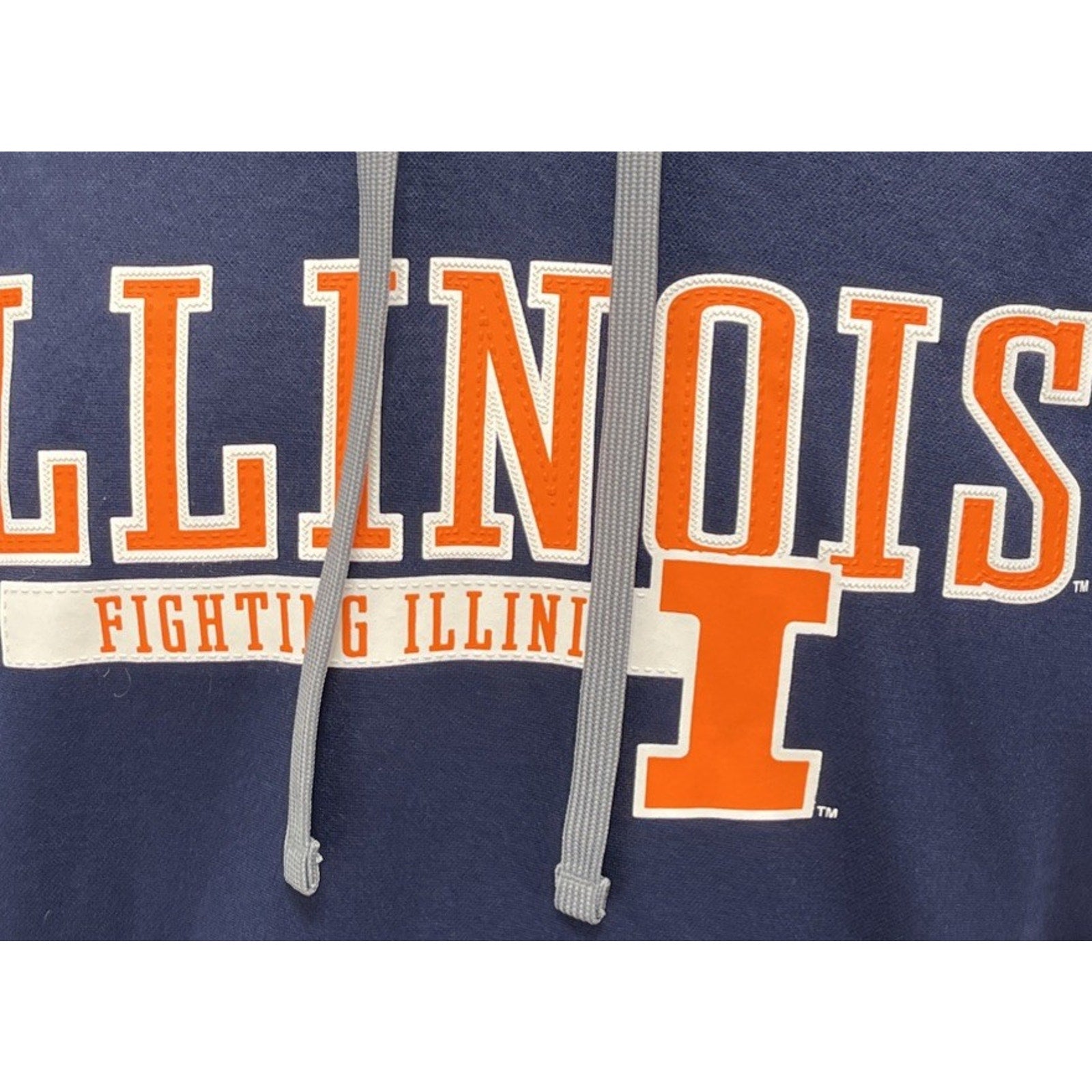 Pro Edge Illinois Fighting Illini Sweatshirt Adult Blue Hoodie Size Medium EUC