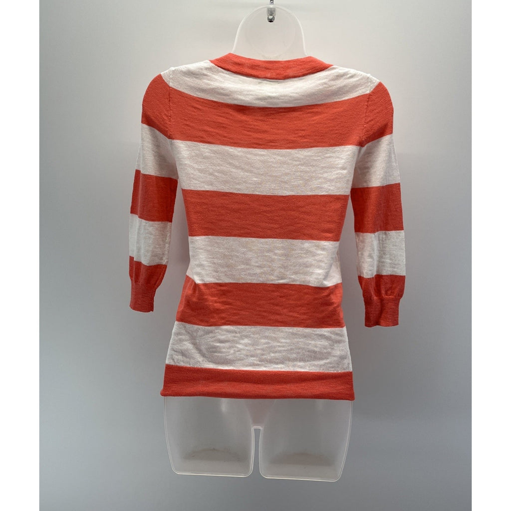 J Crew Women’s 3/4 Sleeve Striped Sweater Size XXS