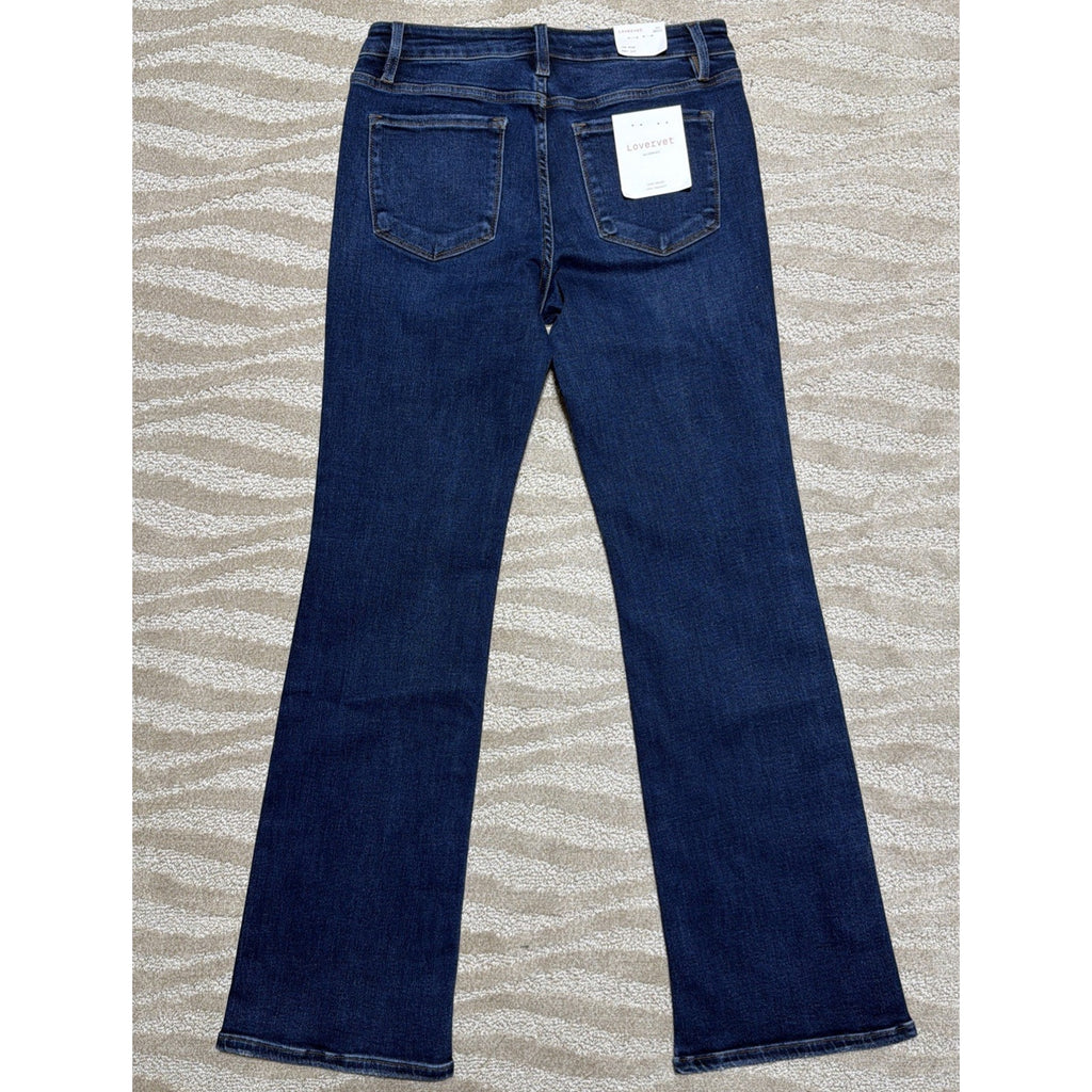 Lovervet By Vervet Jeans Women’s 30/11 Bootcut Distressed NWT Stretch