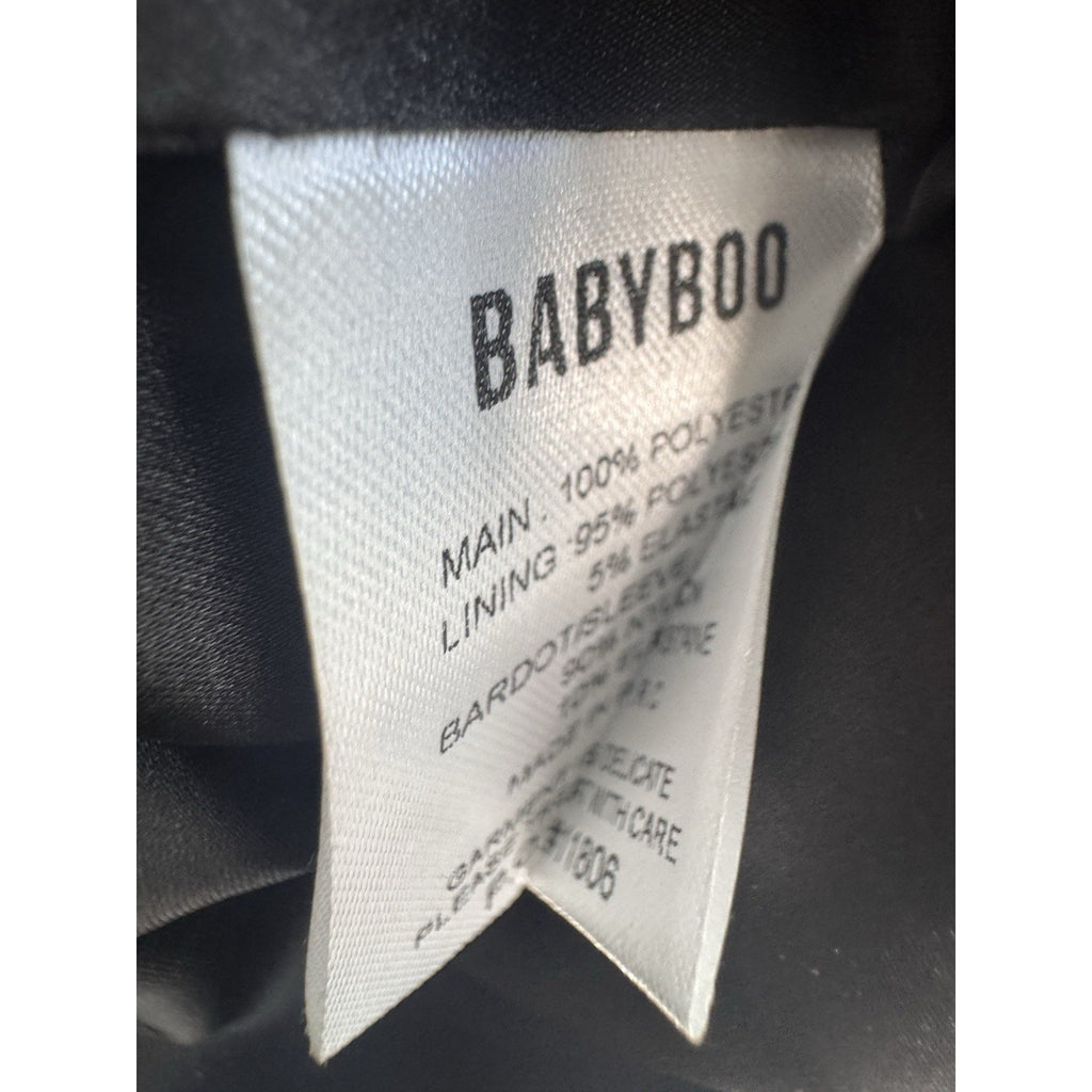 Babyboo Black Off Shoulder Lace Mini Dress Women’s Size XXL Georgianna NWT