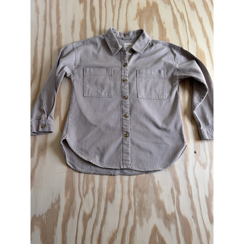 Thread & Supply Women’s Pink Cream Button Down Shirt – Size Small