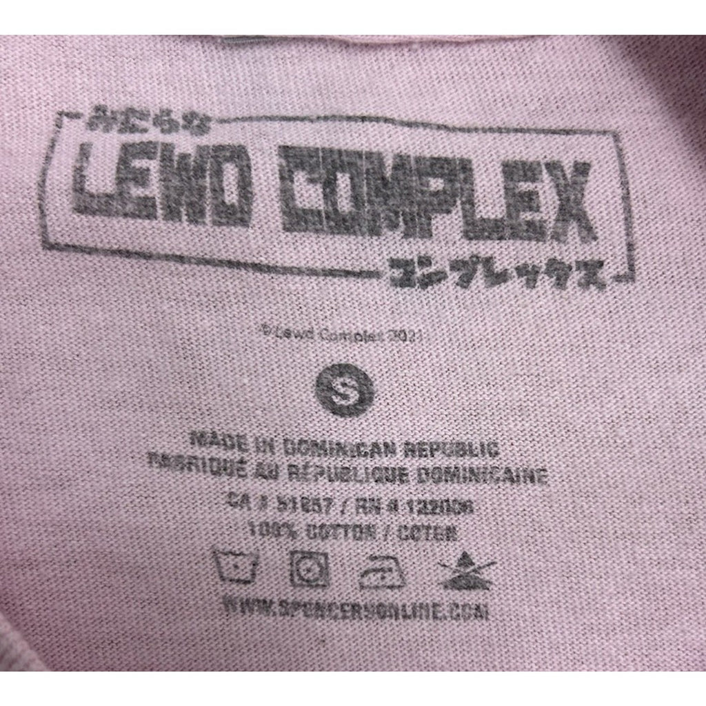 Lewd Complex - Love Yueri Pink T-Shirt - Small.