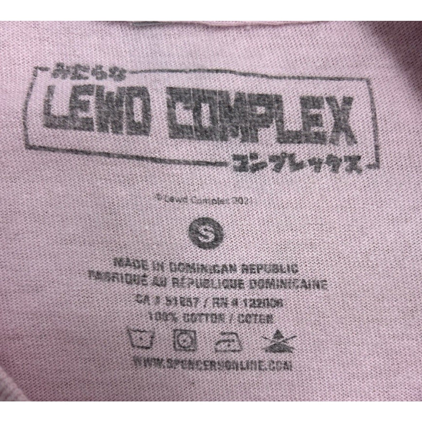 Lewd Complex - Love Yueri Pink T-Shirt - Small.