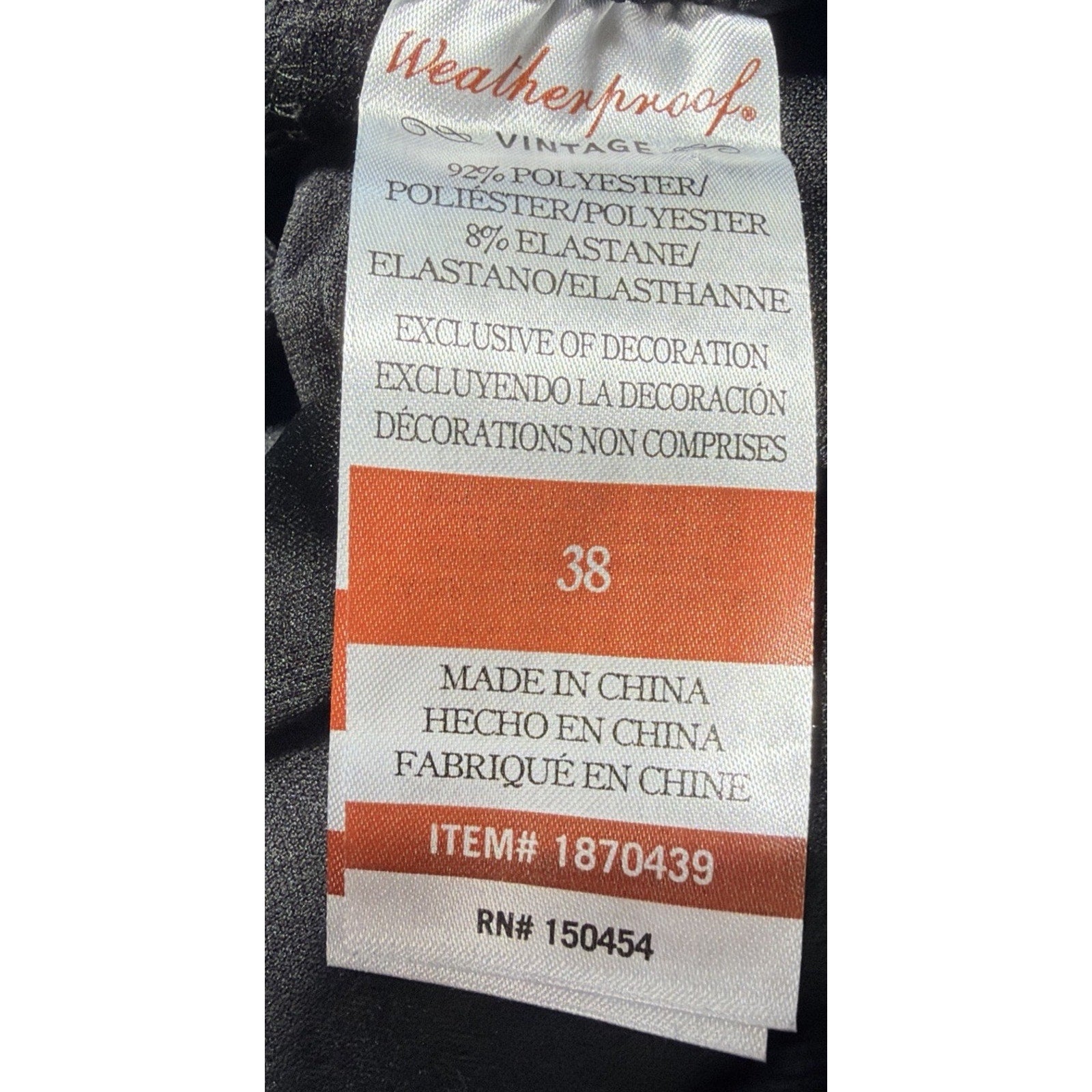 Weatherproof Vintage Men's 38 UPF 50 Stretch Performance Tech Short NWOT