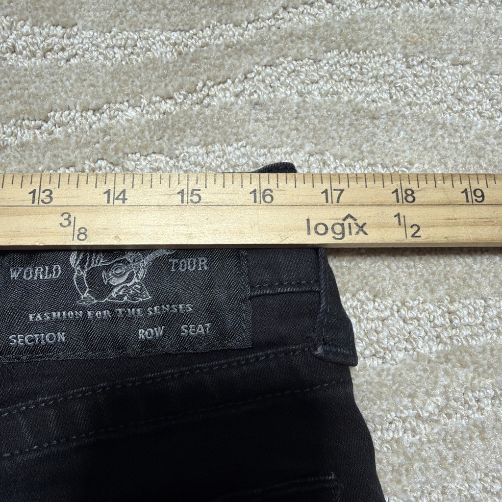 True Religion Geno No Flap Relaxed Slim Jeans ‘Black’ size mens 32x33 Excellent