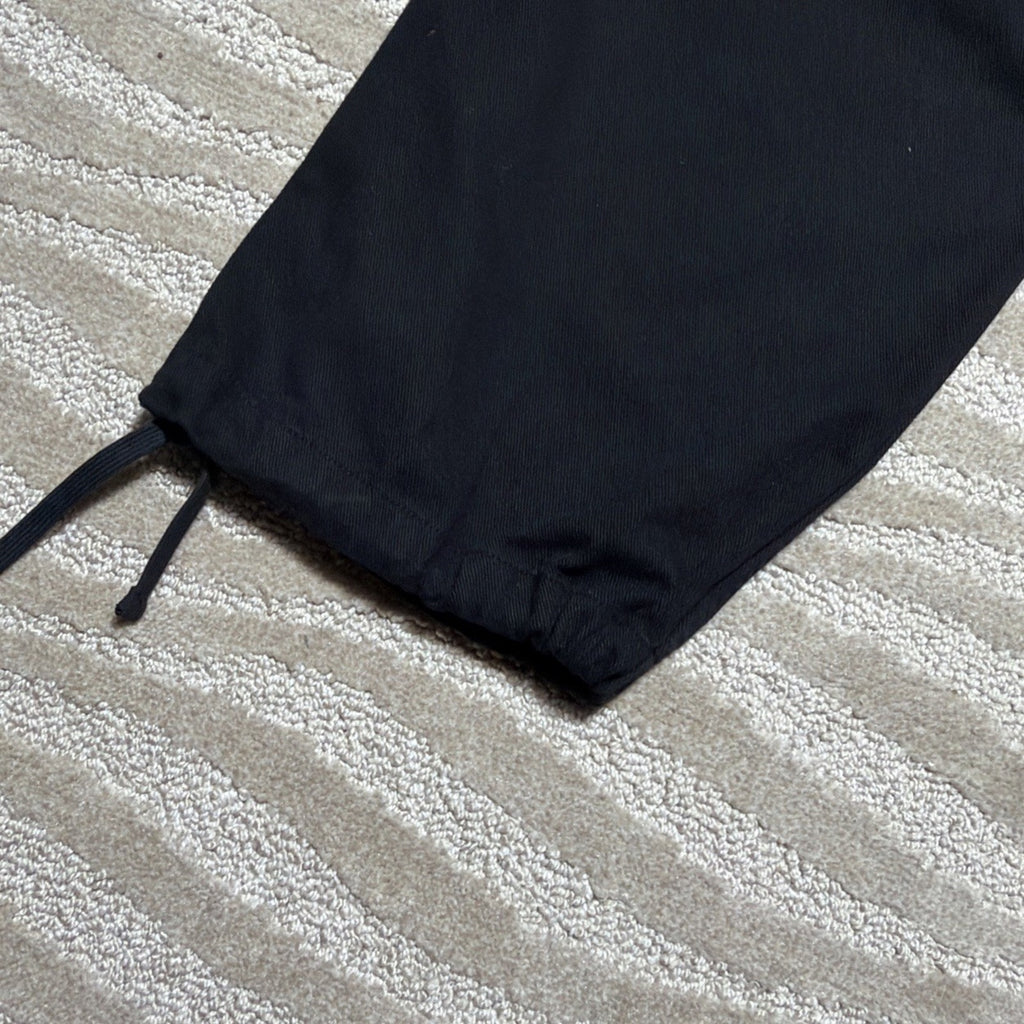 Aritzia TNA Womens Cargo Pants Size 6 Black Drawstring Ankle 30x31 NWOT
