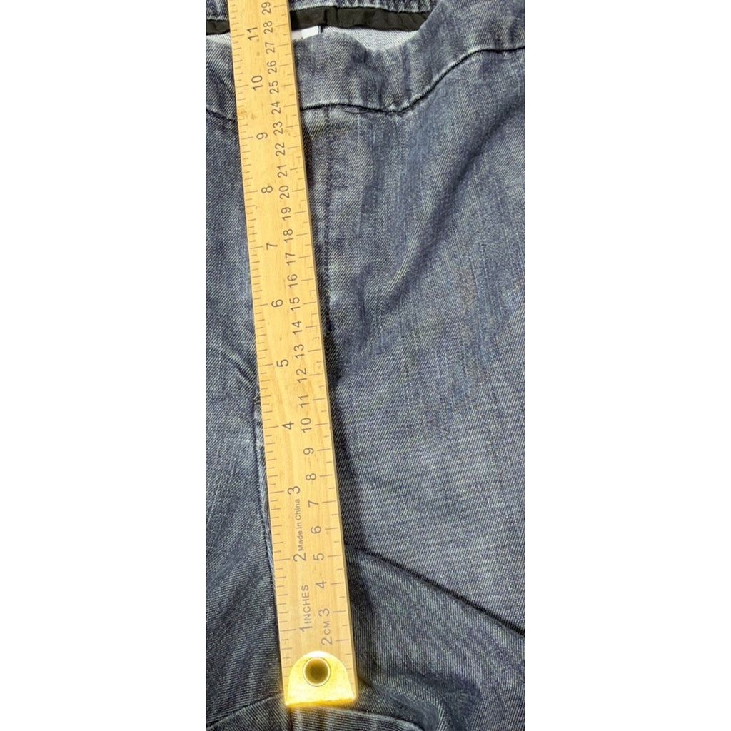 Gap Pants Womens Size 20 Blue Wide Leg Trouser Stretch Business Casual 40x29.5