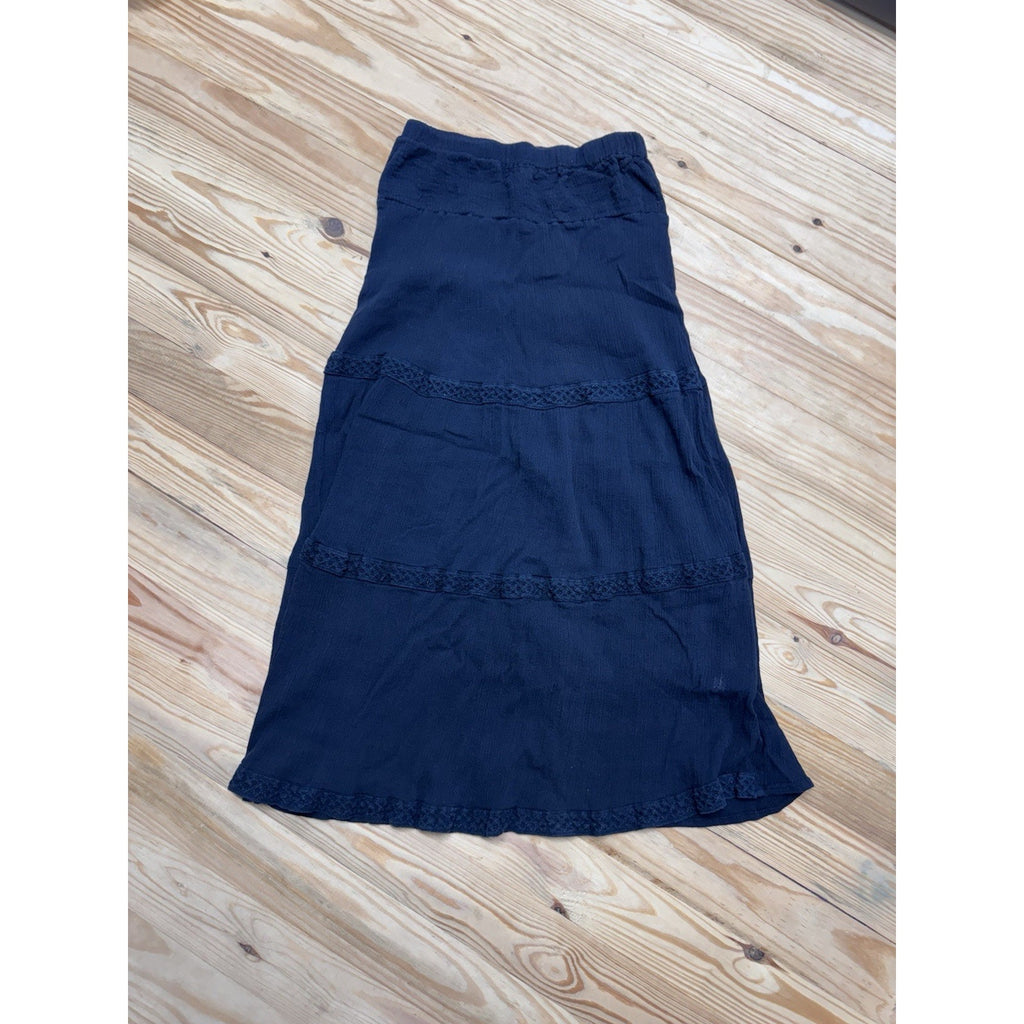 J Gee Women’s Vintage Black Lined Skirt Size Large
