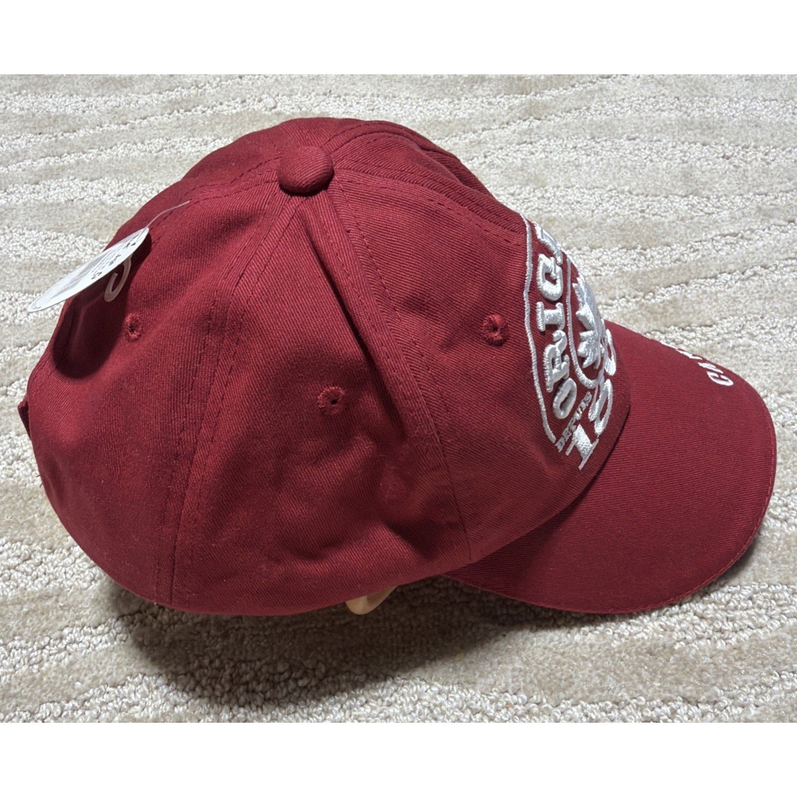 New Canada 1867 Mapleleaf Unisex Adj Red Cap-Stone Age NWT