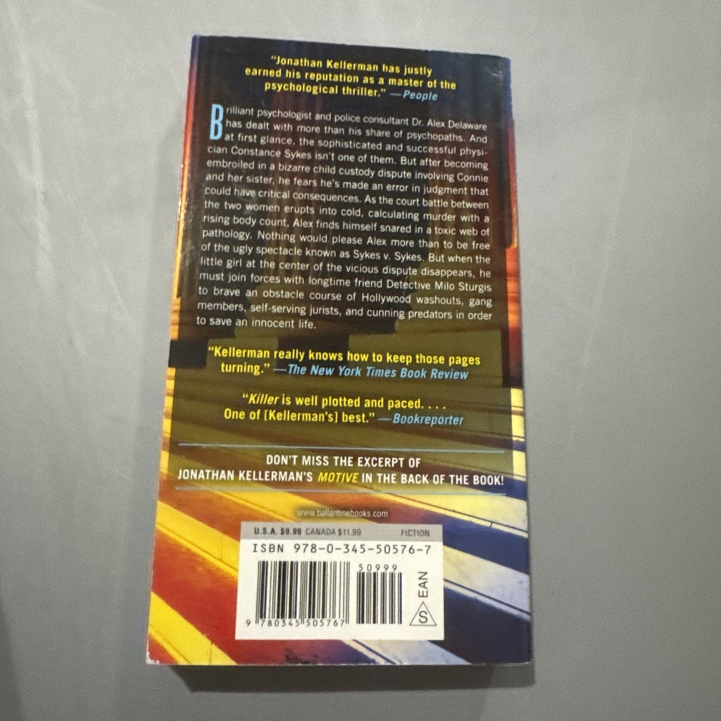 Killer: An Alex Delaware Novel - Paperback By Kellerman, Jonathan - GOOD
