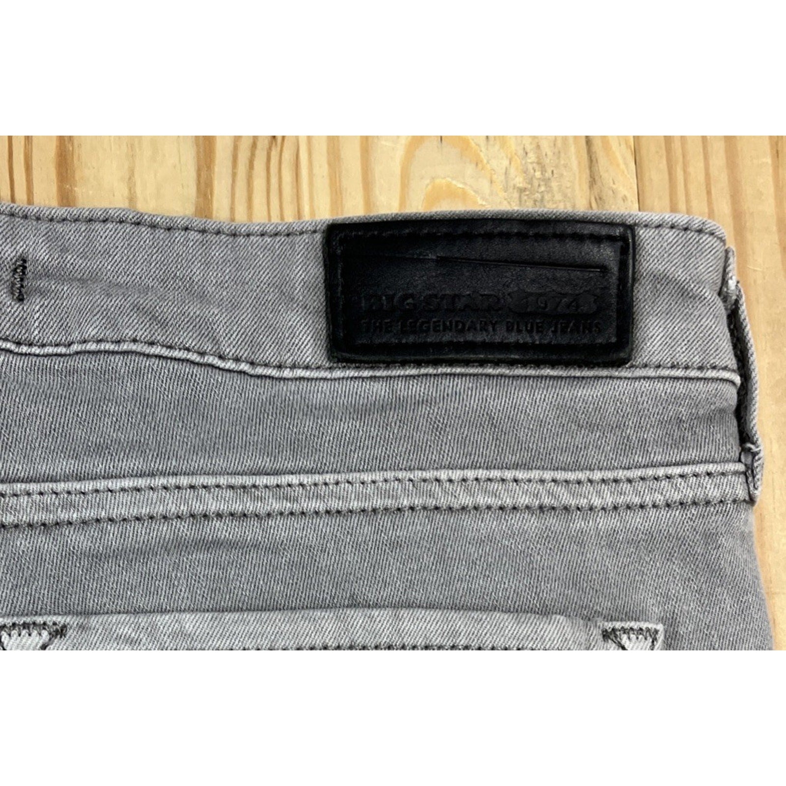 Big Star Alex Skinny Jeans Womens Size 29 Denim Grey Stretch