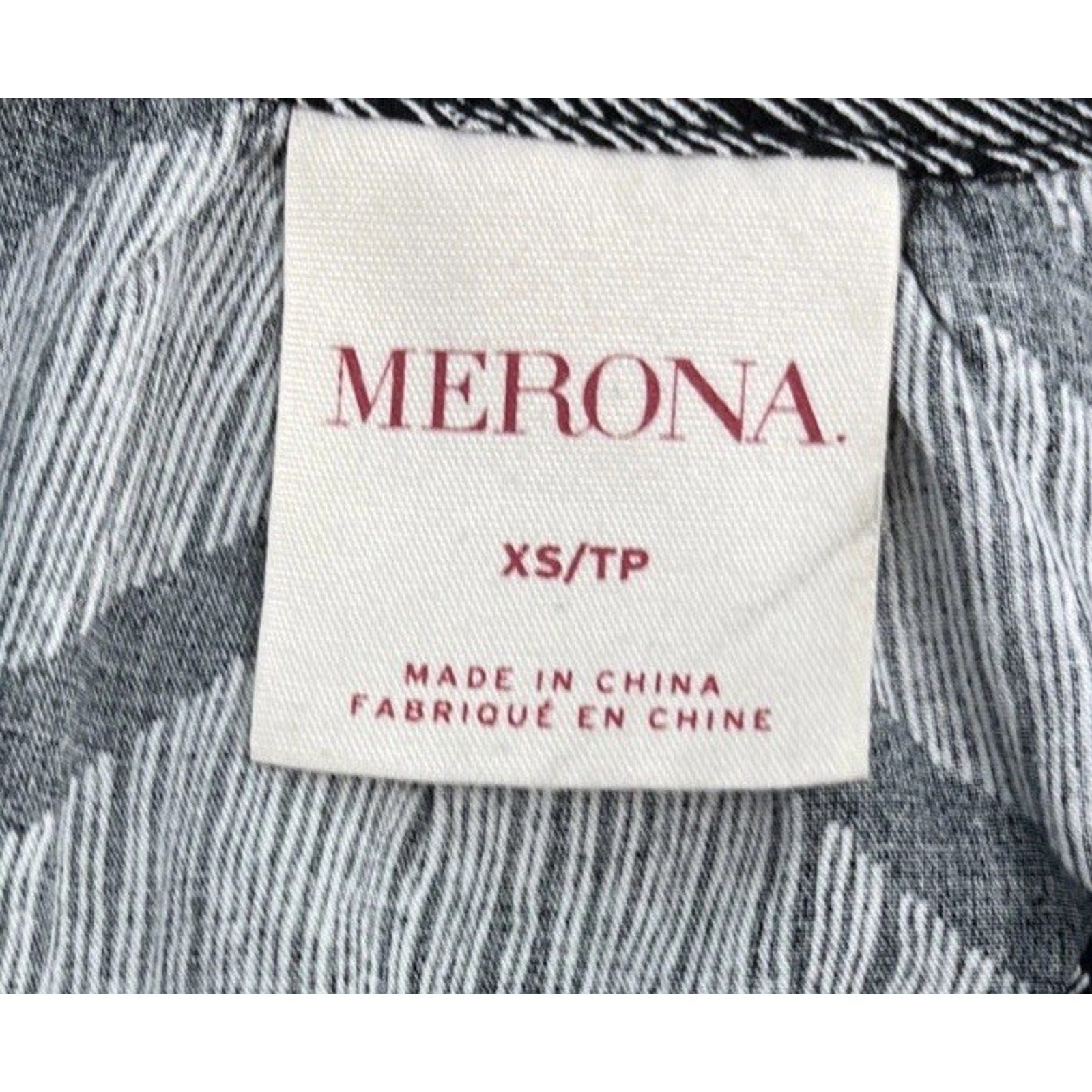 Merona Maxi Dress Size XS Black Gray Spaghetti Strap