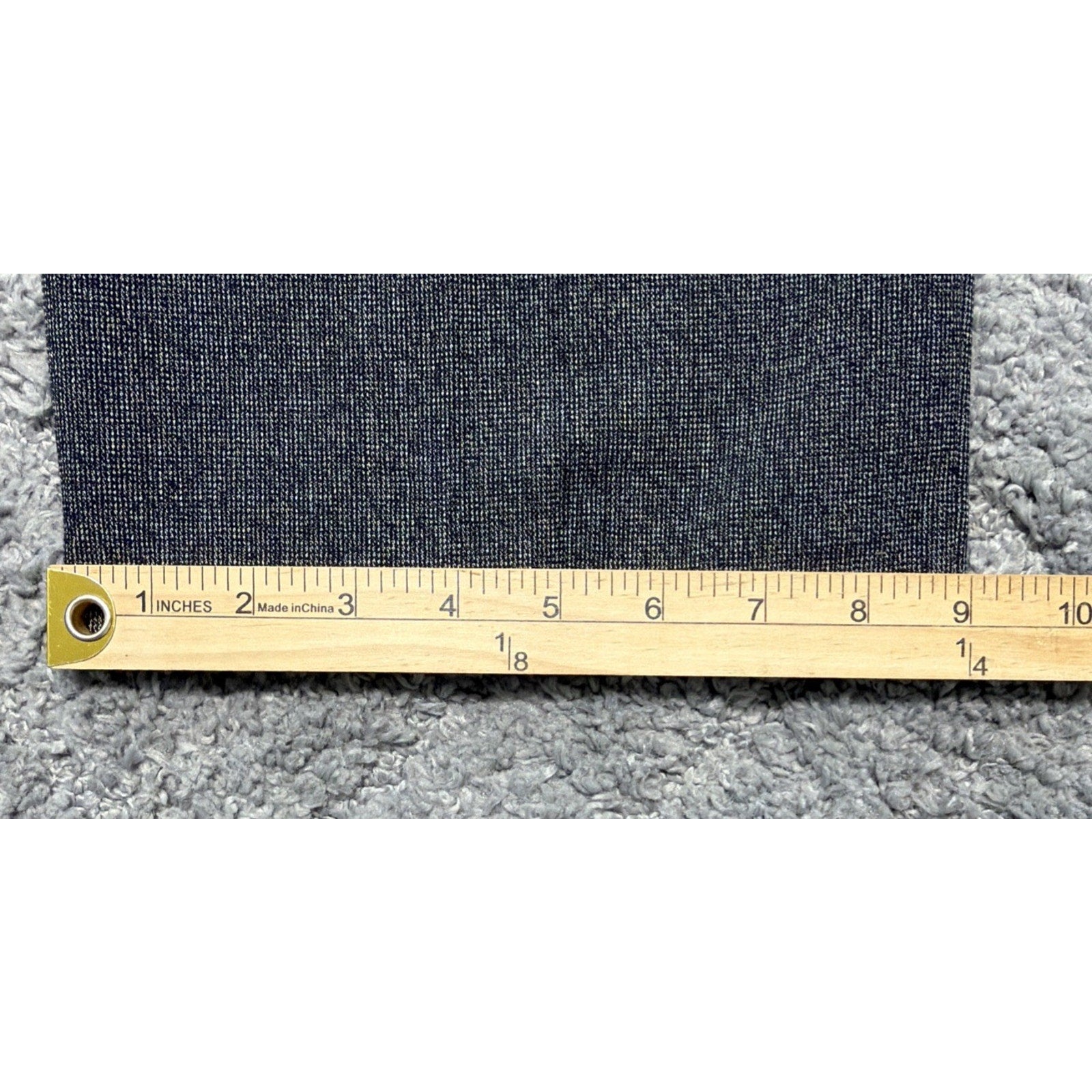 New! JM Collection Women's 12 Petite Essentials Magic Pant Gray Herringbone New