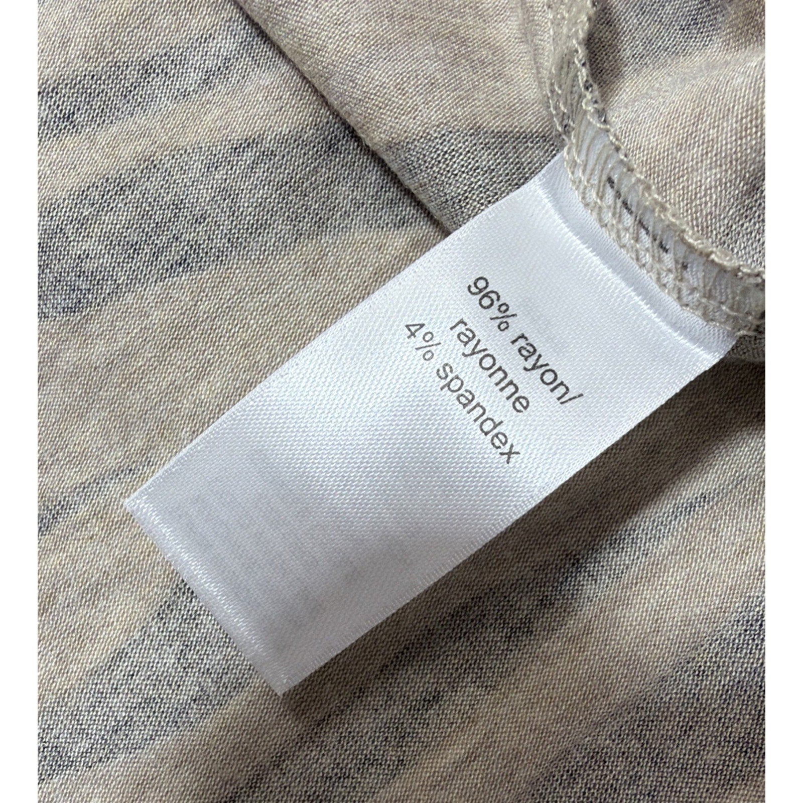 New Maurices 24/7 Tank Top Womens L Beige Black Zebra Print Crew Strappy Back