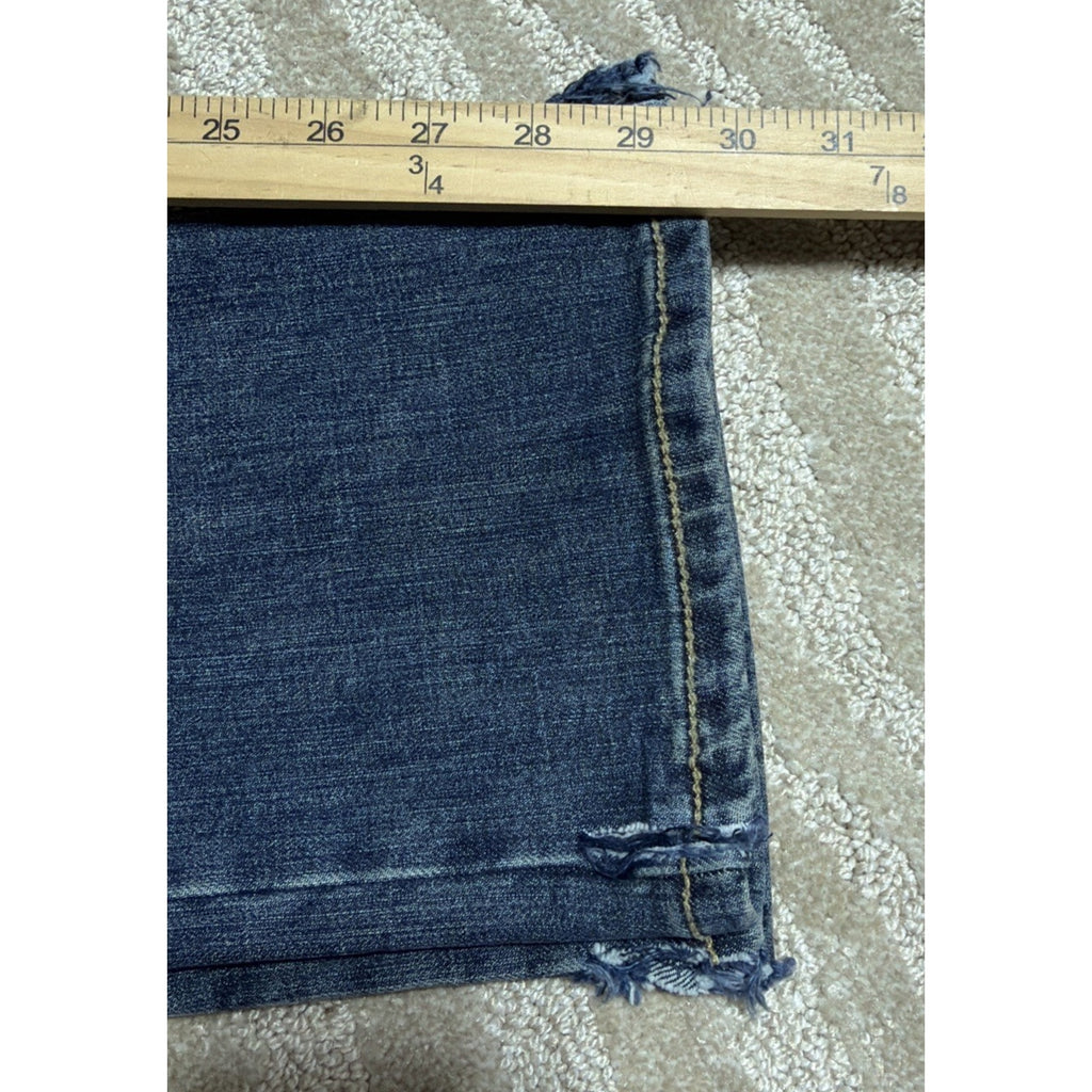 Wrangler Retro Slim Boot Cut Jeans Mens 29x30 Faded Blue Denim Western Work