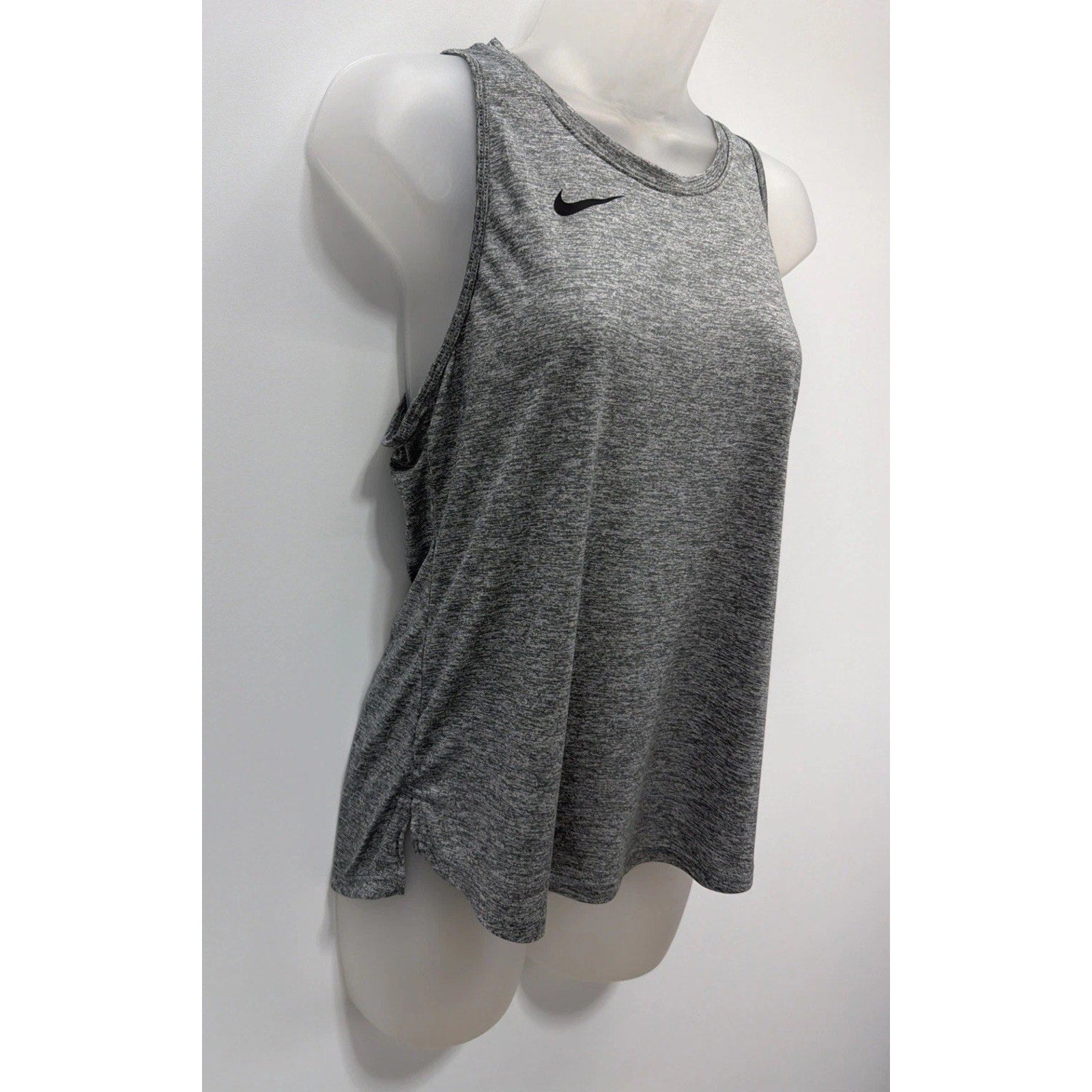 Nike Dri Fit Tank Top Tee Shirt Grey Women’s Size Small