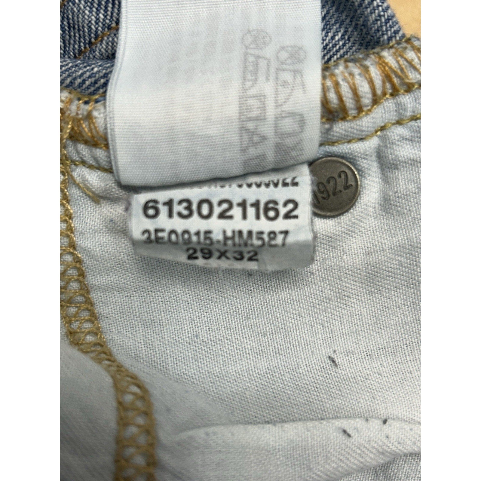 Hollister Jeans Mens 29x32 Blue Classic Straight Button Fly Y2K Denim Casual.