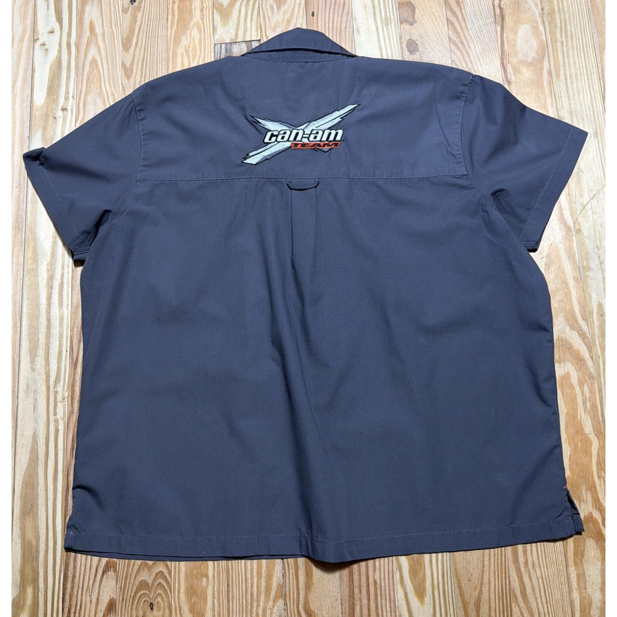 BRP Racing Shirt Team Can-Am Heavyweight Short Sleeve Snap Up Pocket Mens 3XL