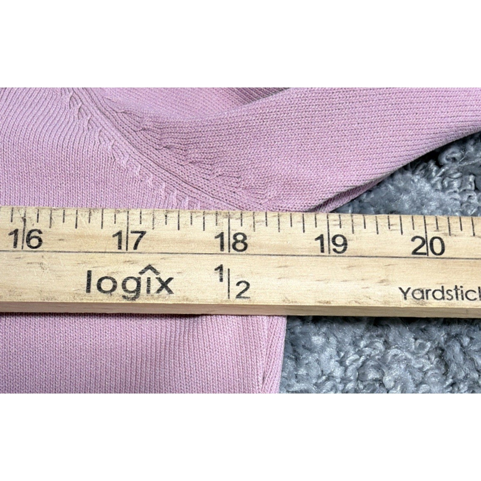 Vtg Rochelle Top Womens S Pink Floral Embroidered Embellished Long Sleeve New