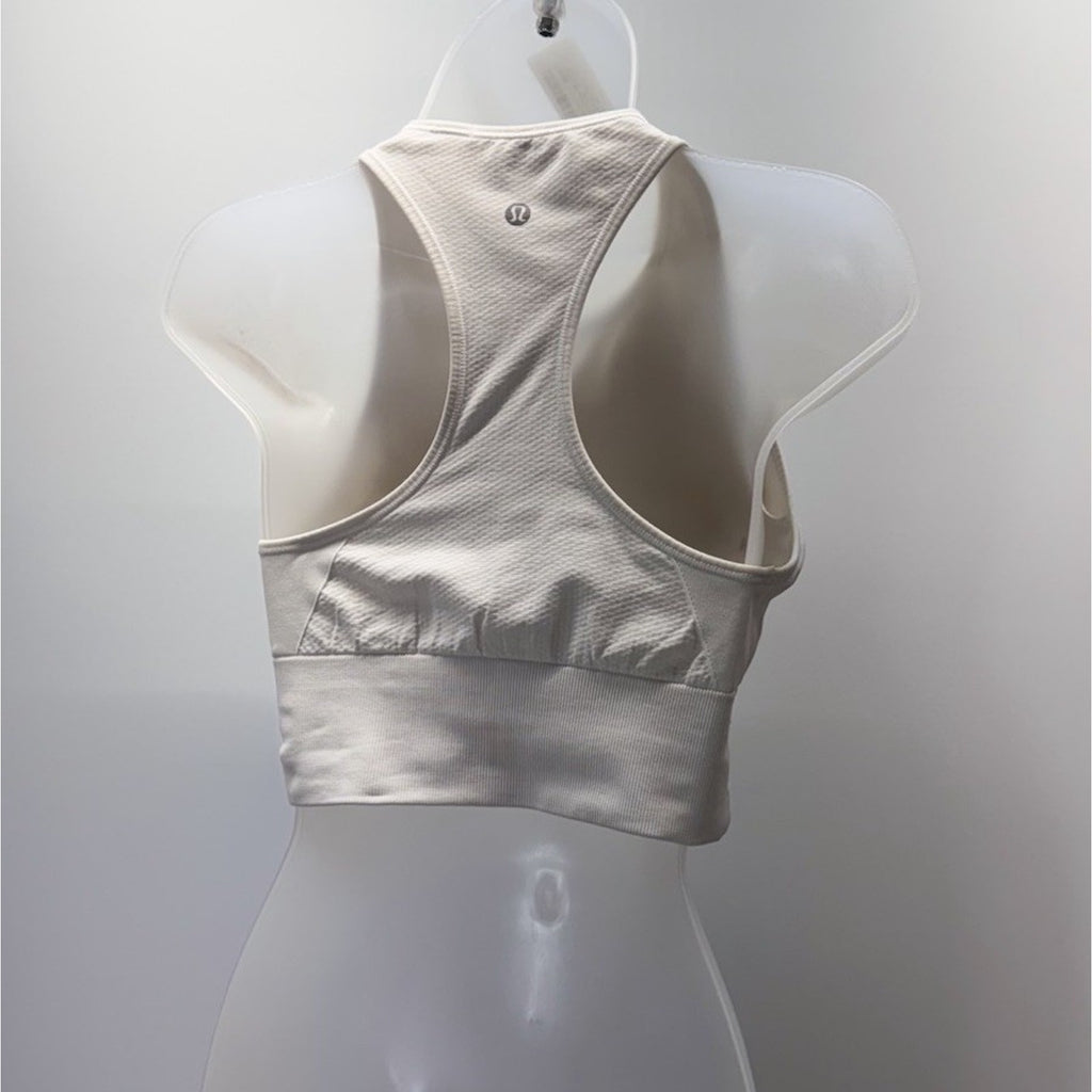 Lululemon Size 8 Ignite Bra Off White Athletic