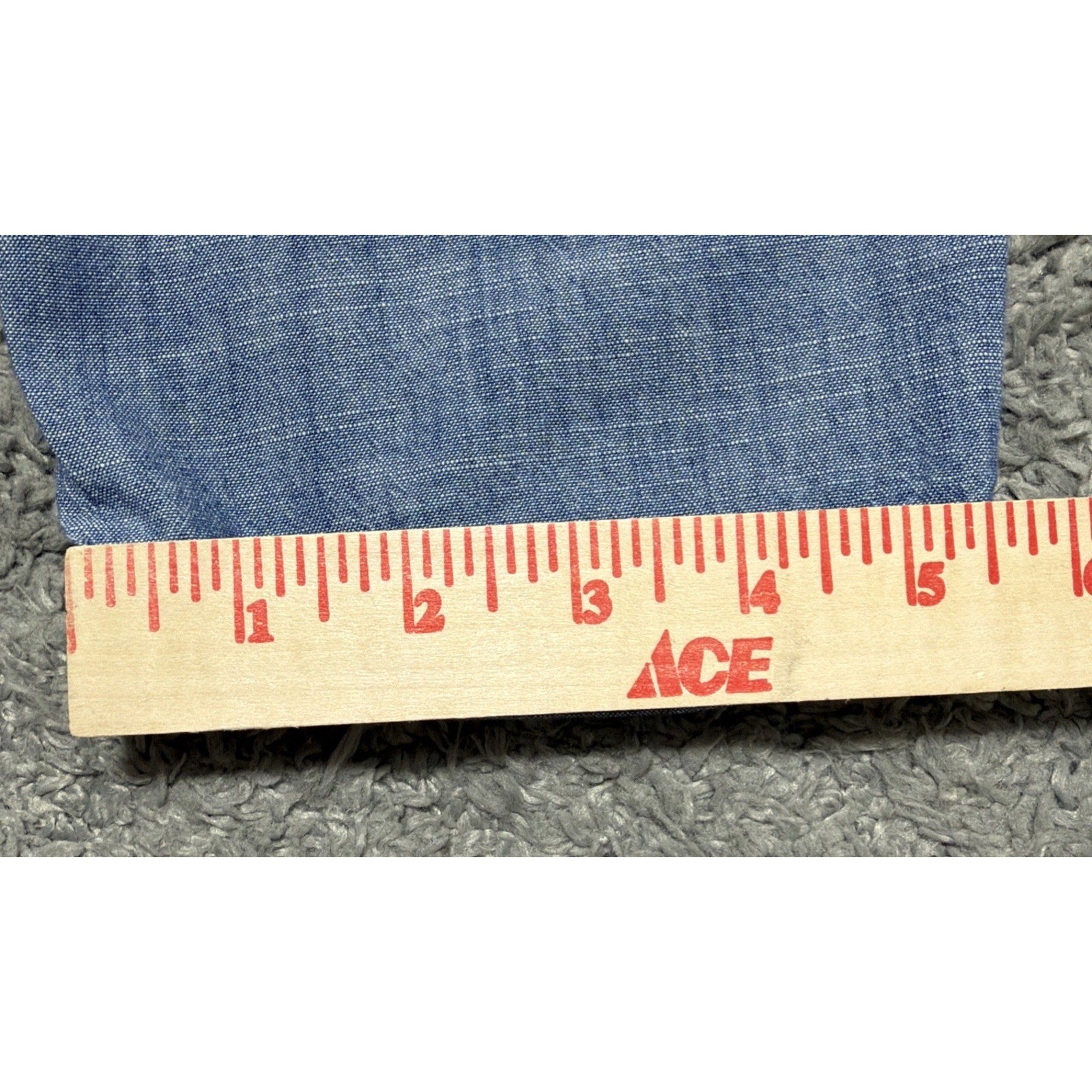 J Crew Cotton Pants Womens M Blue Chambray Drawstring Pull On Casual Cropped