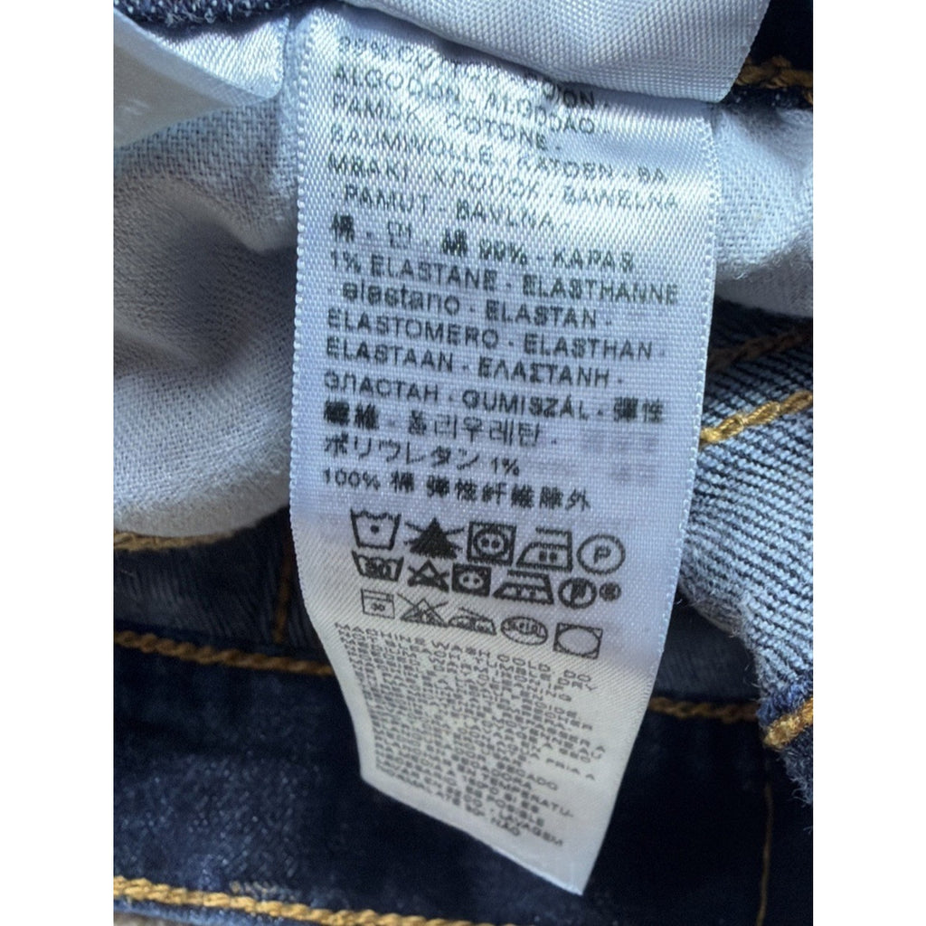 Levis 511 Slim Fit Jeans Slim Fit Stretch Jeans Dark Blue Dark Wash 32x32